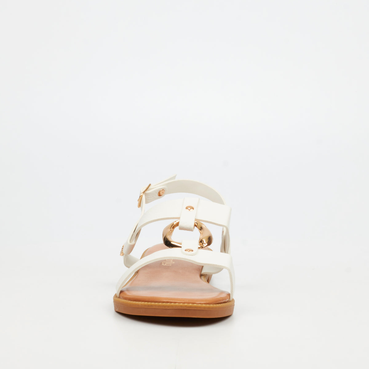 Butterfly Feet Frost 18 Flat Sandals - White footwear Butterfly Feet