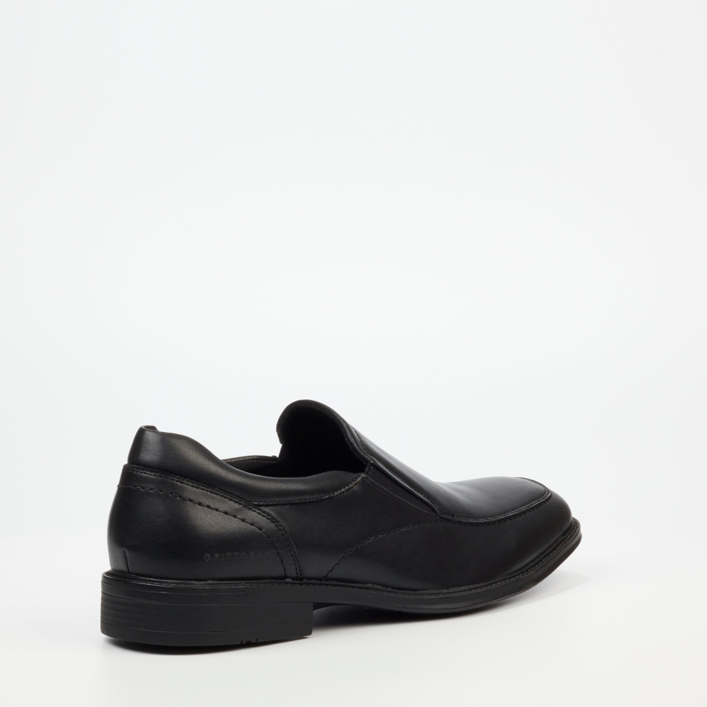Grittgear Garnet 2 Genuine Smooth Leather Formal - Black safety Grittgear