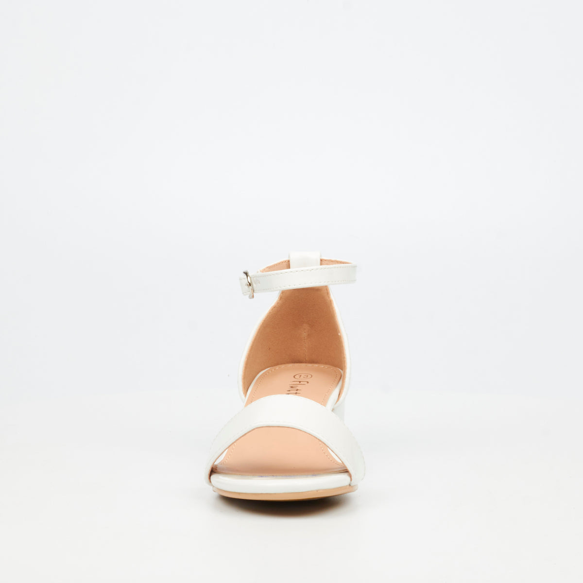 Flutterby Gracie 1 Heel - White footwear Flutterby