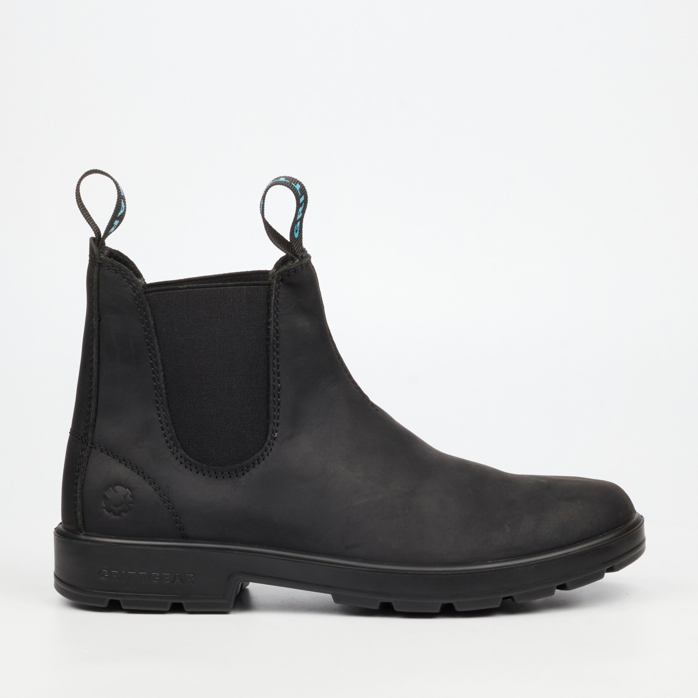Grittgear Granite 1 Crazy Horse Leather Safety Boot - Black safety Grittgear