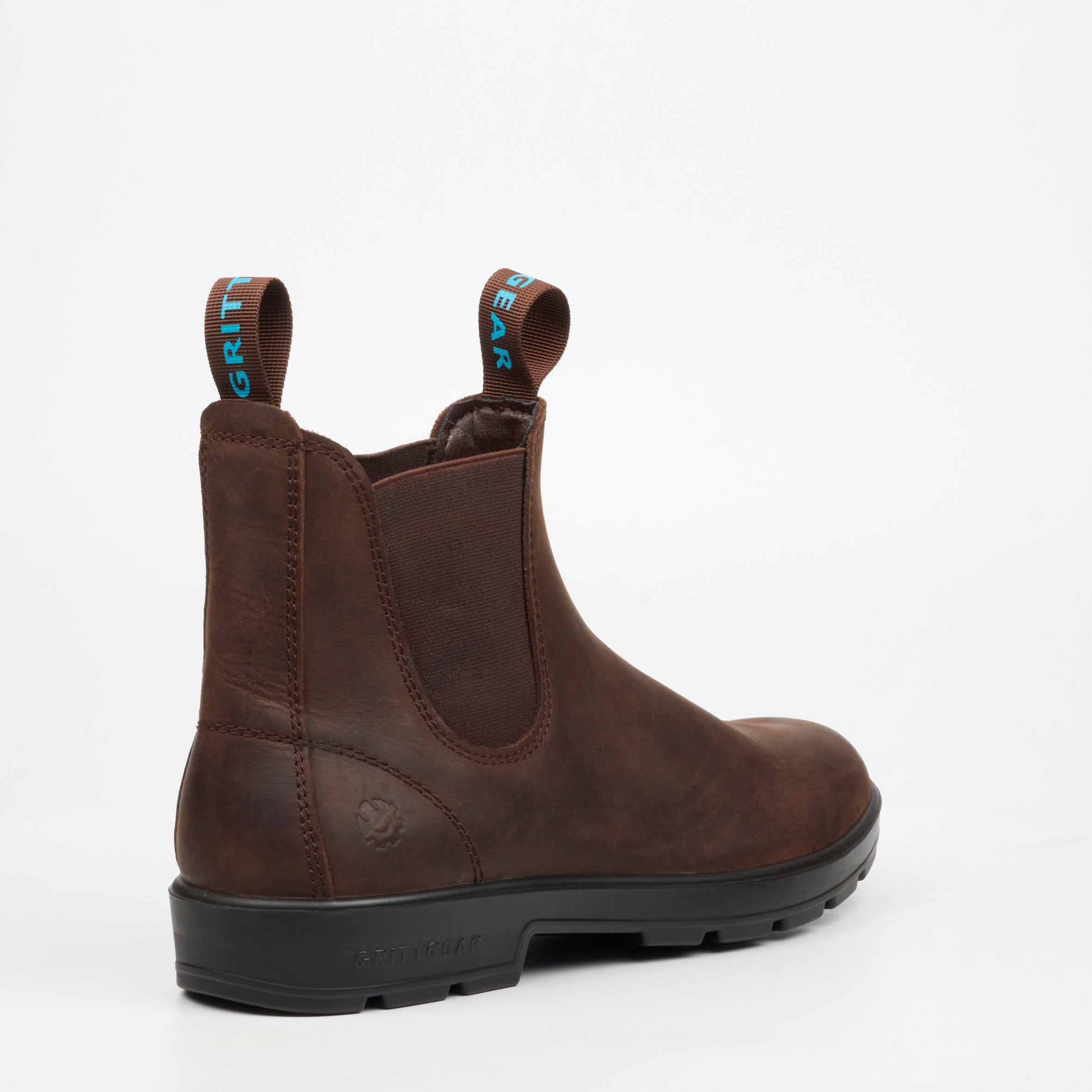Grittgear Granite 1 Crazy Horse Leather Safety Boot - Chocolate safety Grittgear