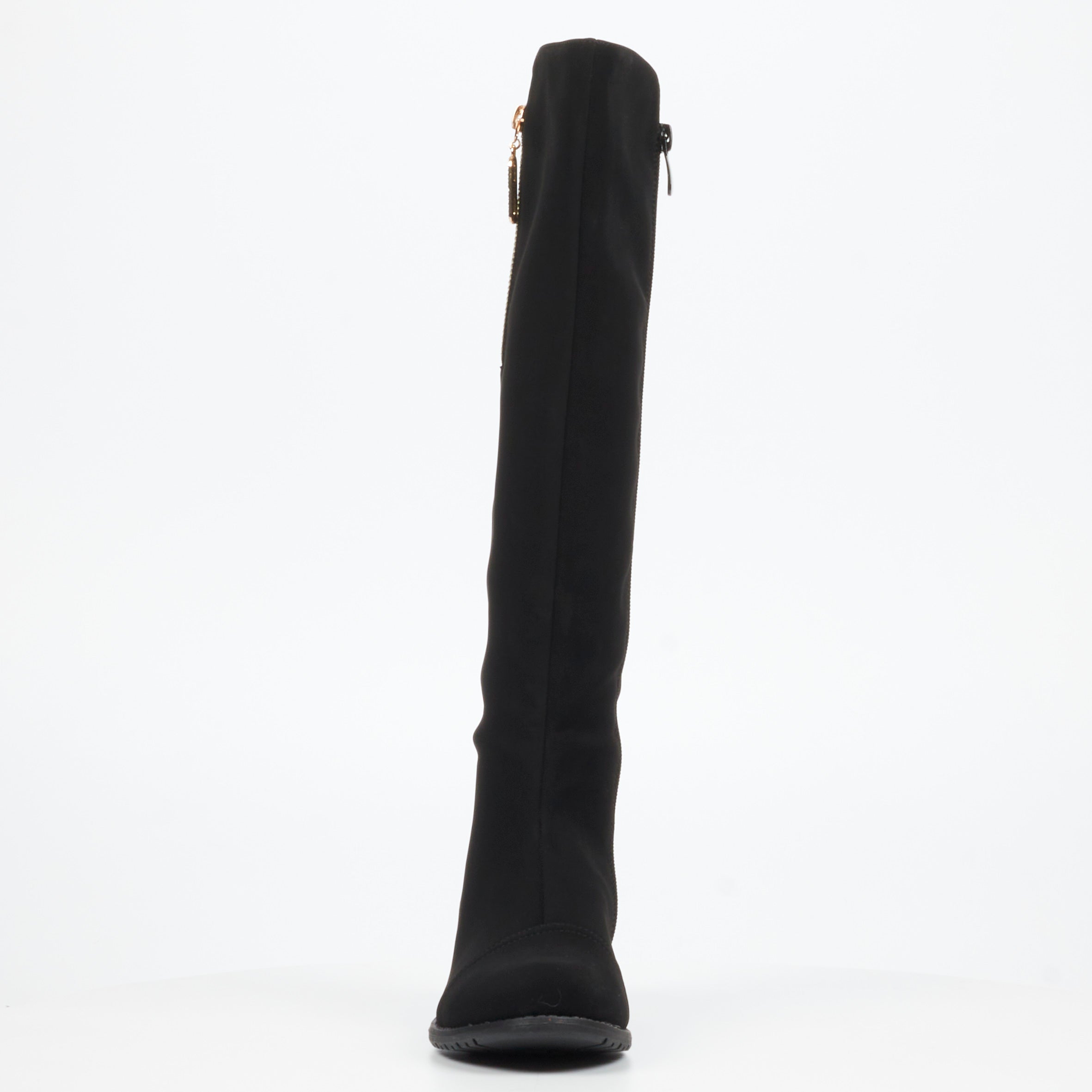 Miss Black Hadar 26 High Boots Faux Nubuck - Black footwear Miss Black