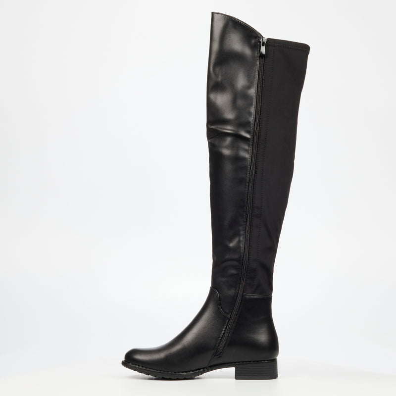 Miss Black Hadar 7 High Boot - Black footwear Miss Black   