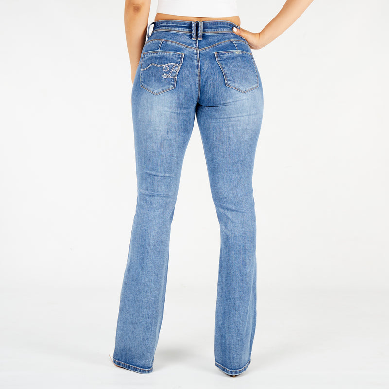 Miss Black Havana 1 Jeans - Medium Blue apparel Miss Black   