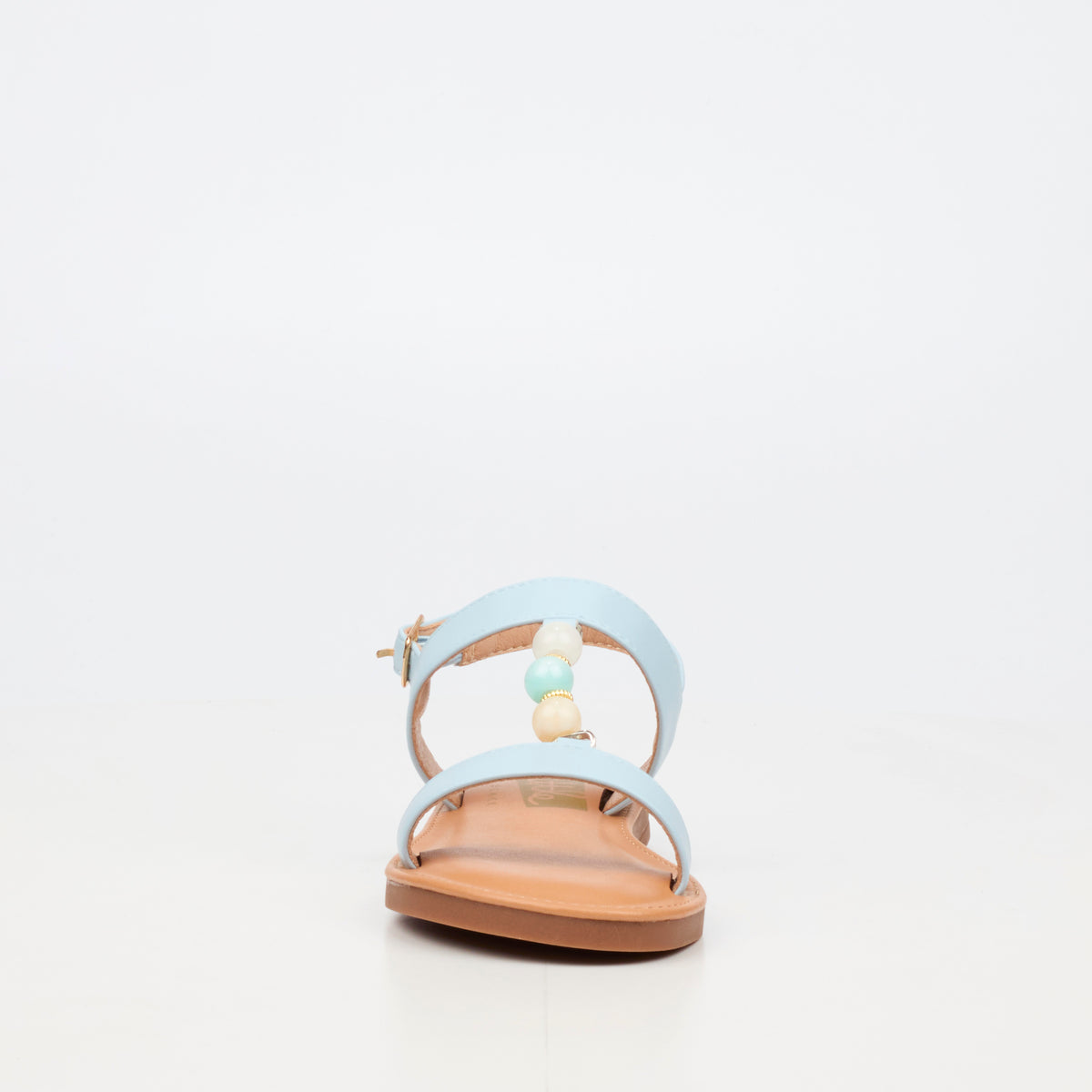 Little Miss Black Heavenly 2 Flat Sandal - Blue footwear Little Miss Black