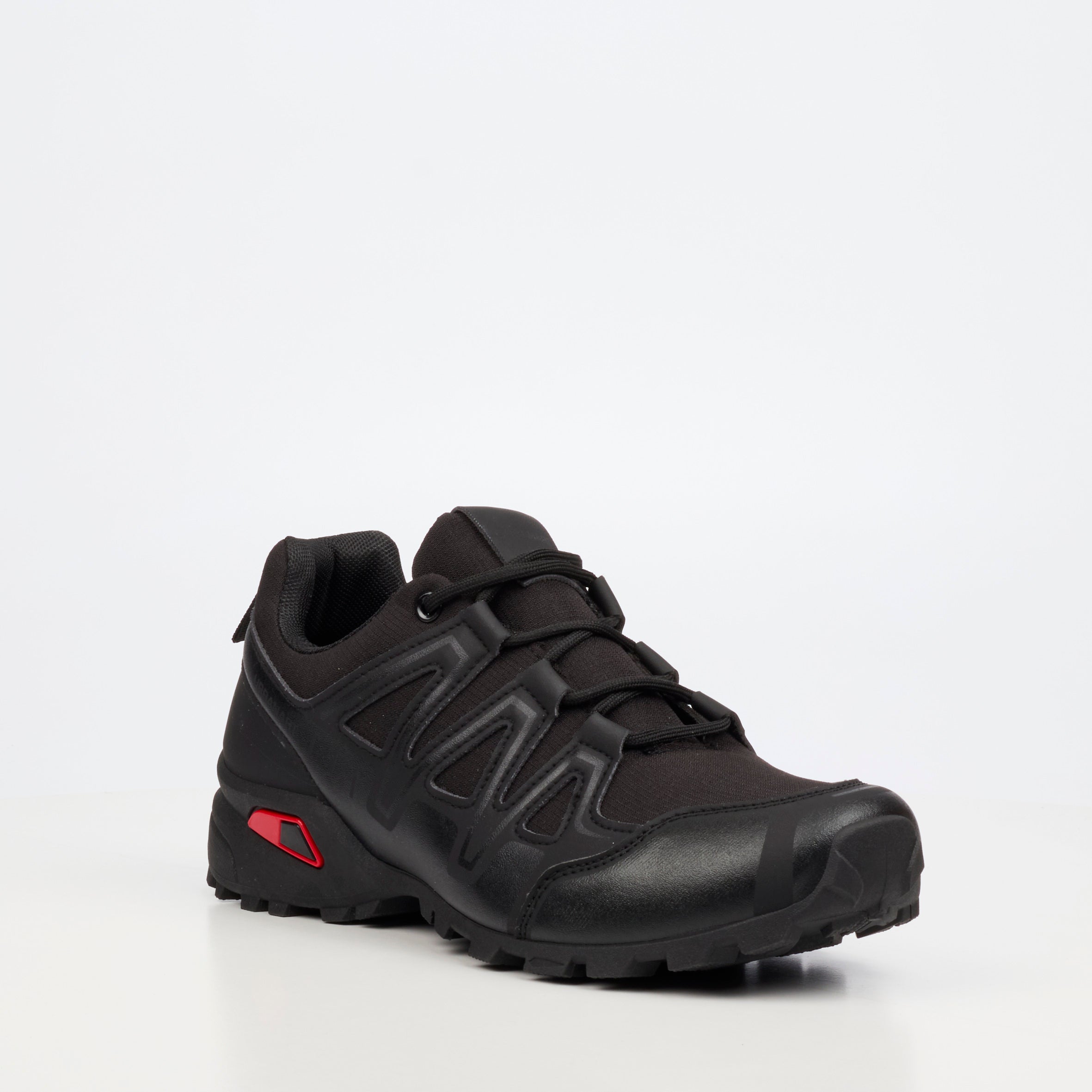 Urbanart Hyke 1 Mesh / Faux Wax Sneaker - Black footwear Urbanart