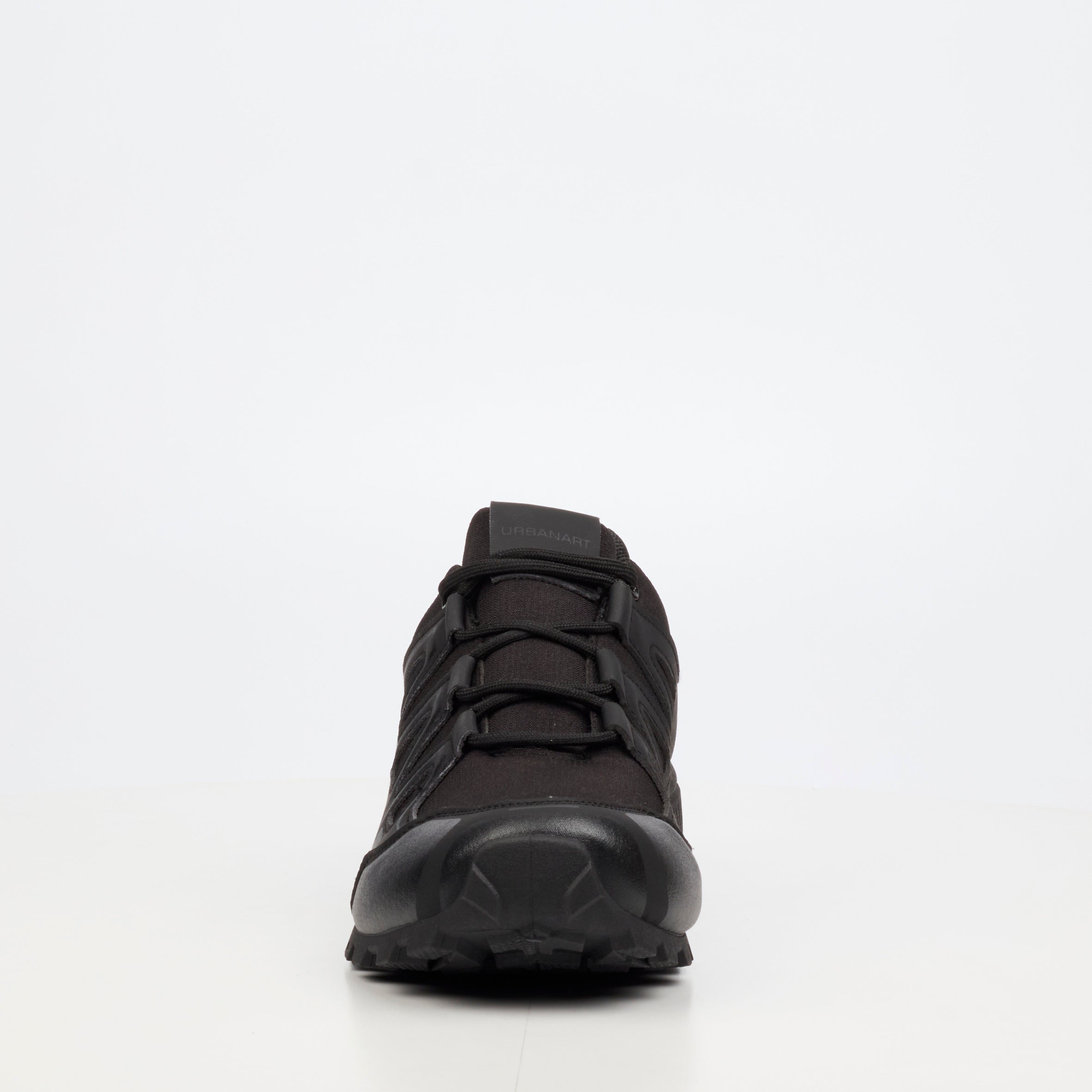 Urbanart Hyke 1 Mesh / Faux Wax Sneaker - Black footwear Urbanart