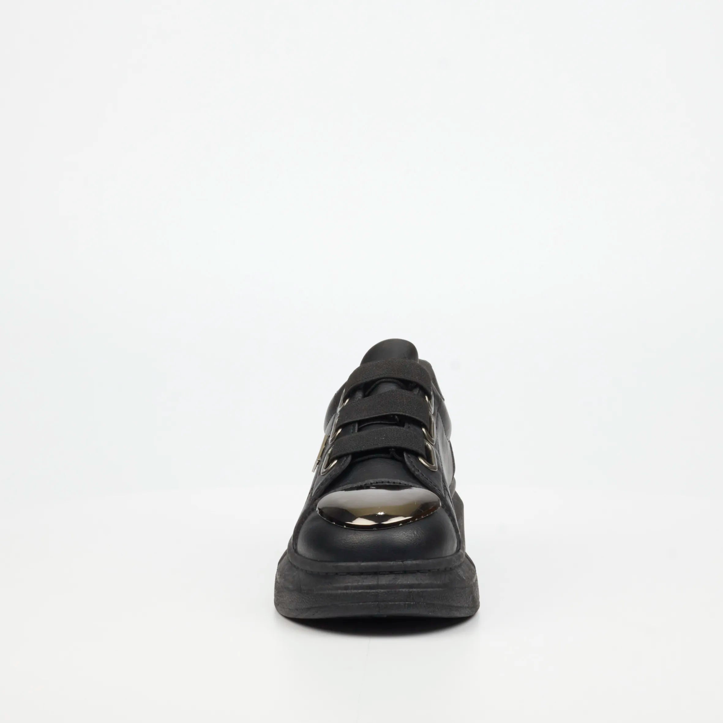 Urbanart Hype 12 Faux Wax Sneaker - Black (Kids) footwear UBRT