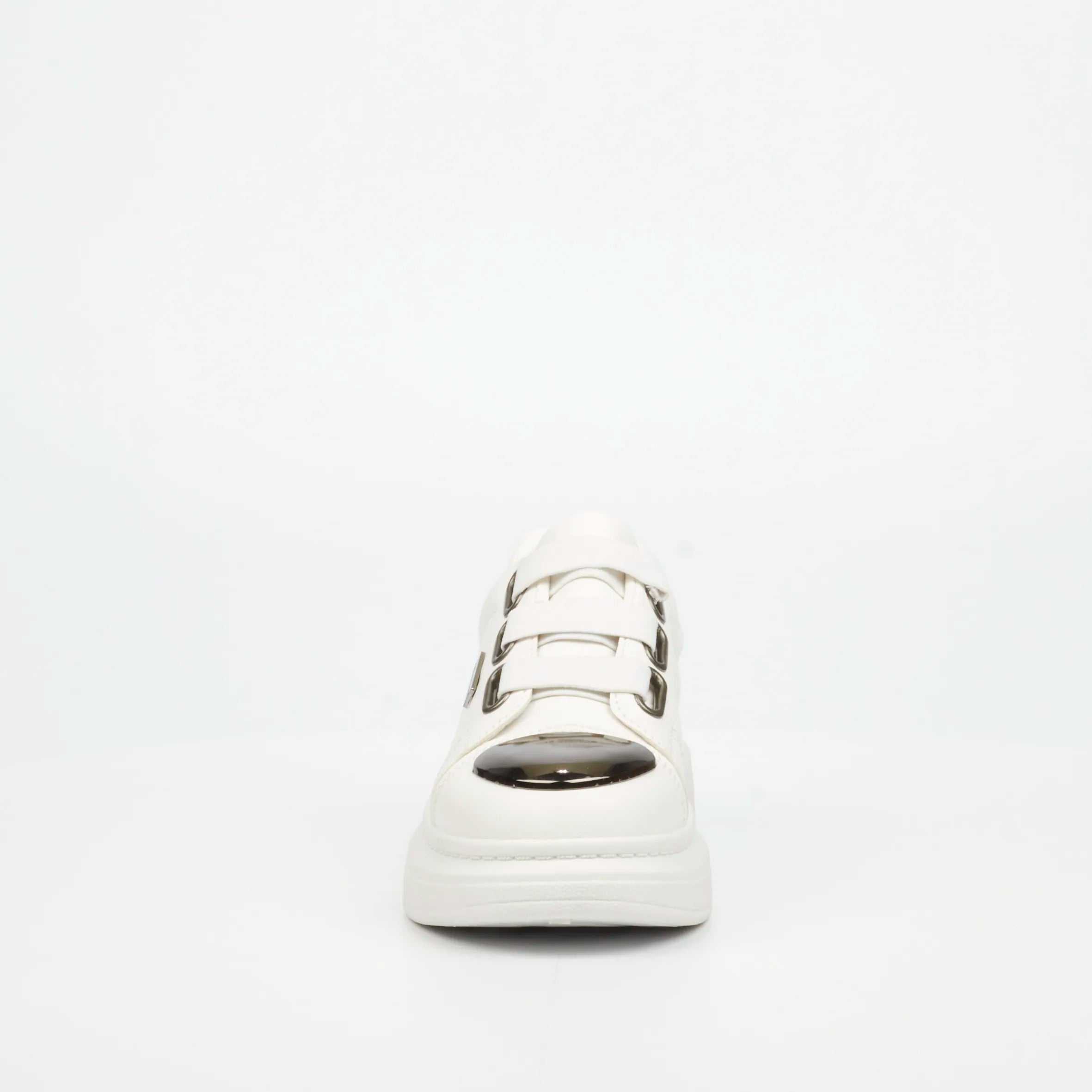Urbanart Hype 12 Faux Wax Sneaker - White (Kids) footwear UBRT