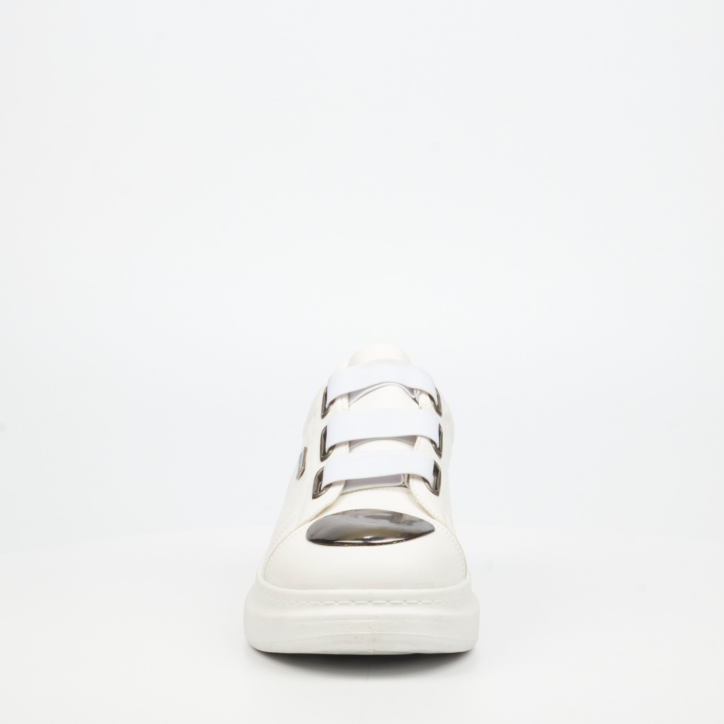 Urbanart Hype 12 Faux Wax Sneaker - White footwear UBRT