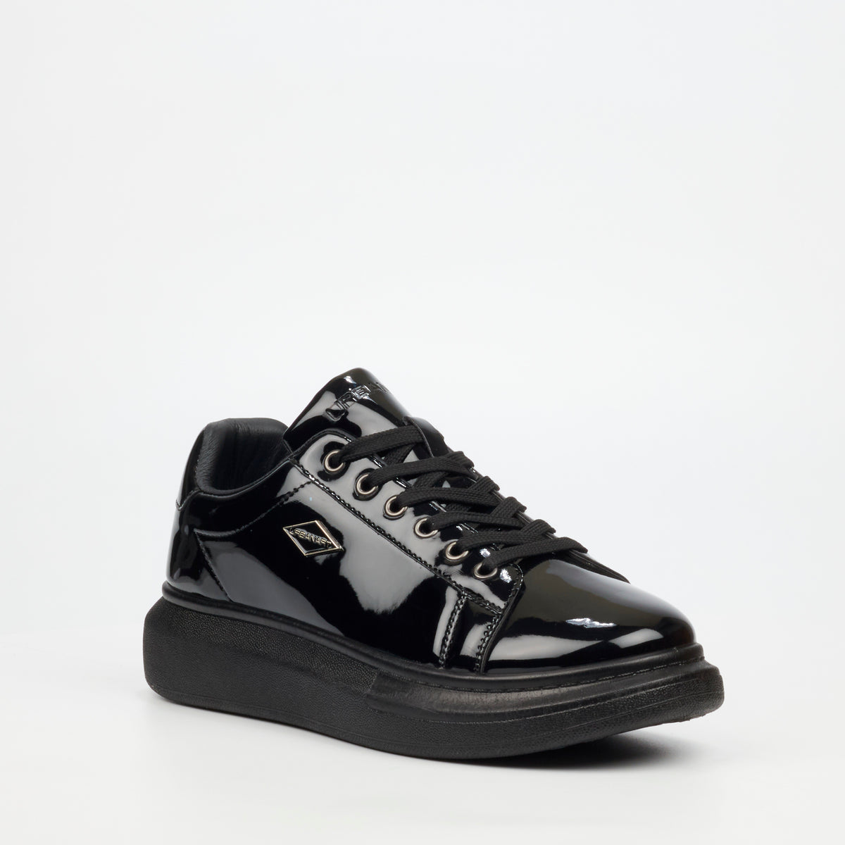 Urbanart Hype 28 Faux Patent Sneaker - Black