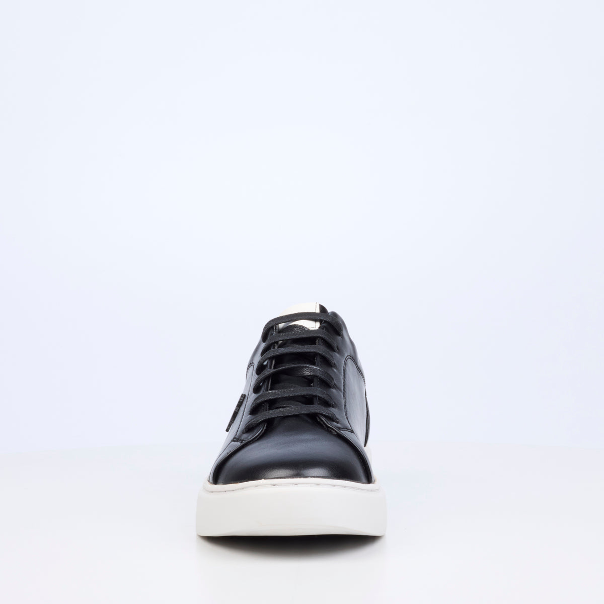 Mazerata Iago 1 Faux Wax Sneaker - Black footwear Mazerata