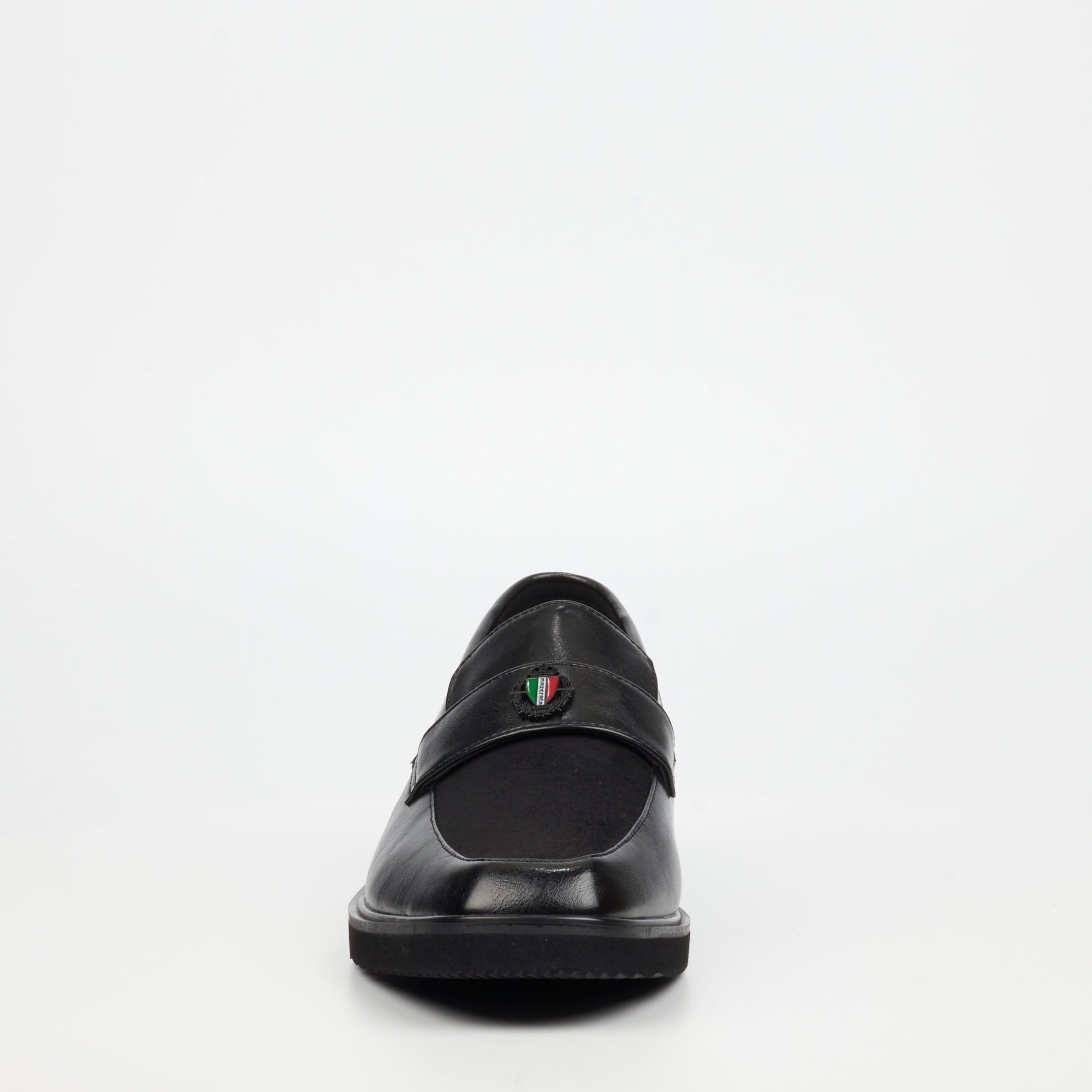 Mazerata Ilario 10 Faux Wax / Faux Suede Shoe - Black footwear Mazerata