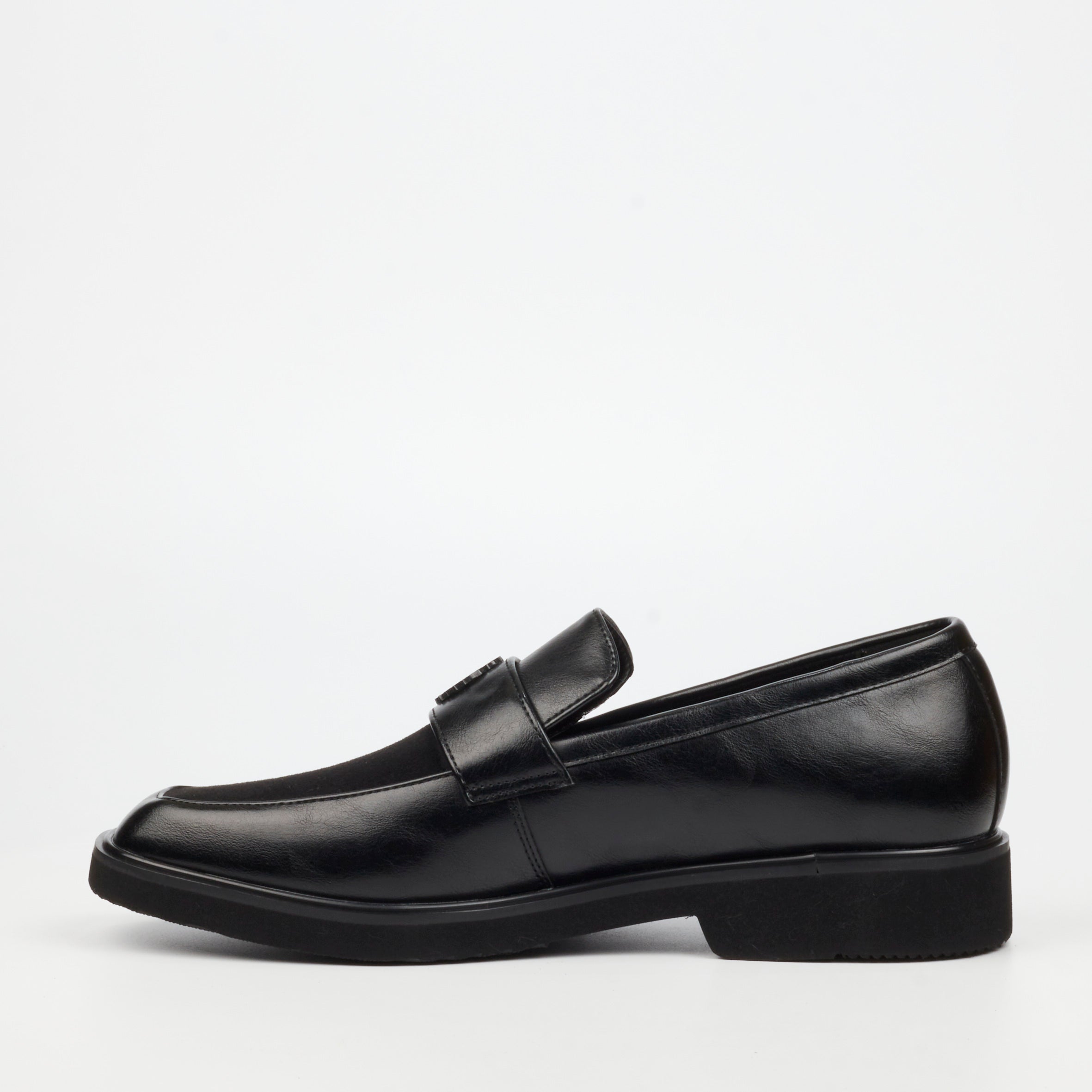 Mazerata Ilario 10 Faux Wax / Faux Suede Shoe - Black footwear Mazerata