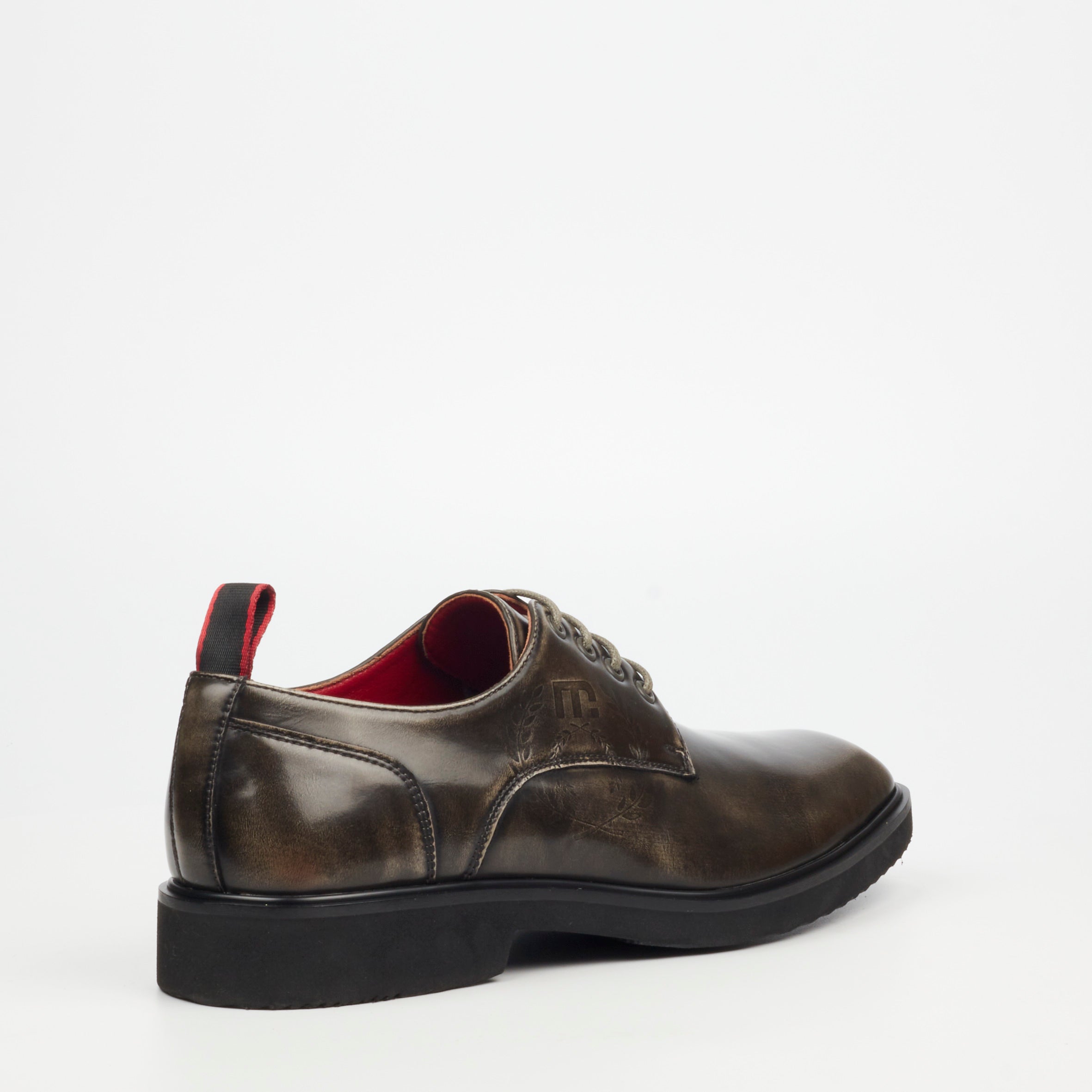 MAzerata Ilario 4 Faux Wax Shoe - Grey footwear Mazerata