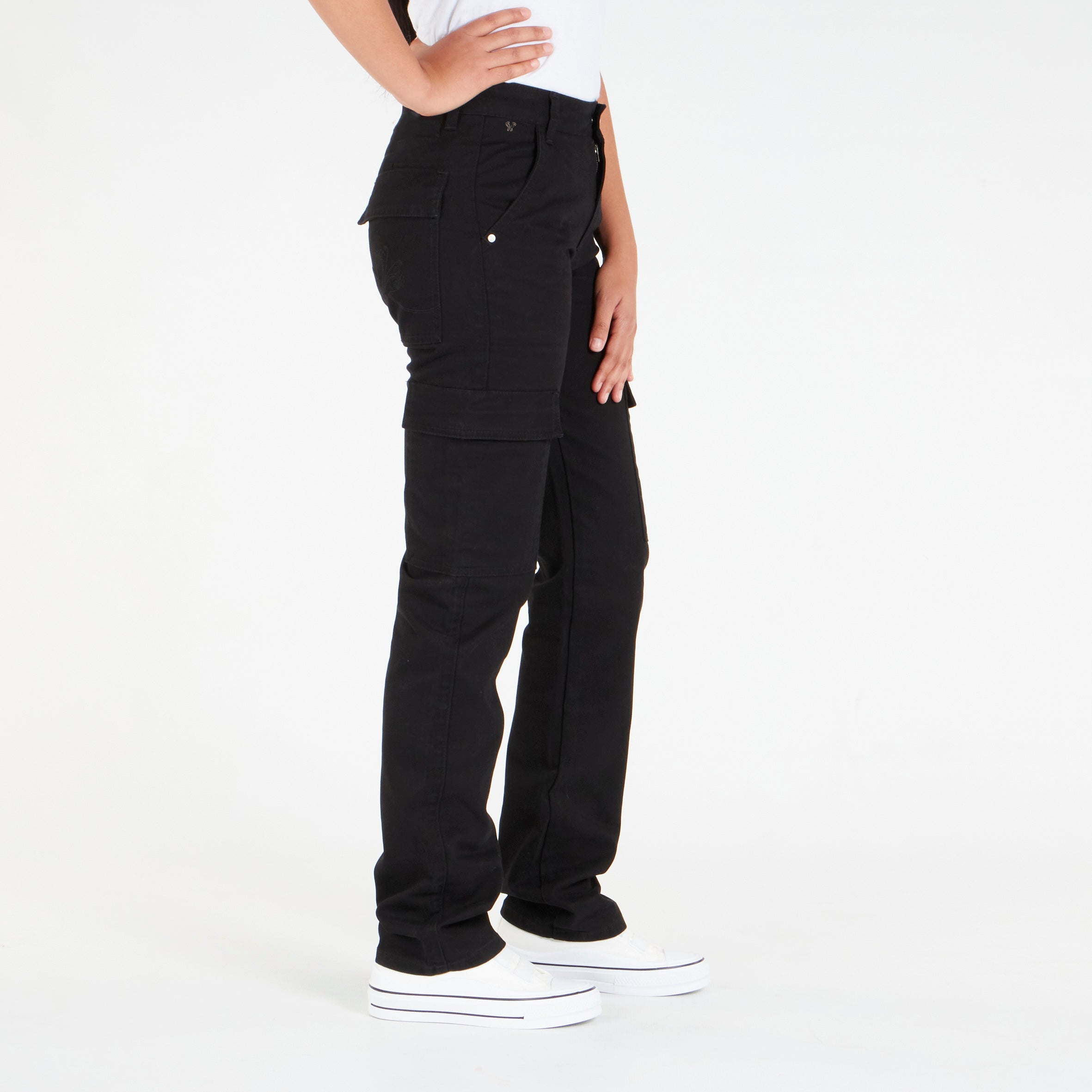 Butterfly Feet Izara 1 Jeans - Black apparel Butterfly Feet