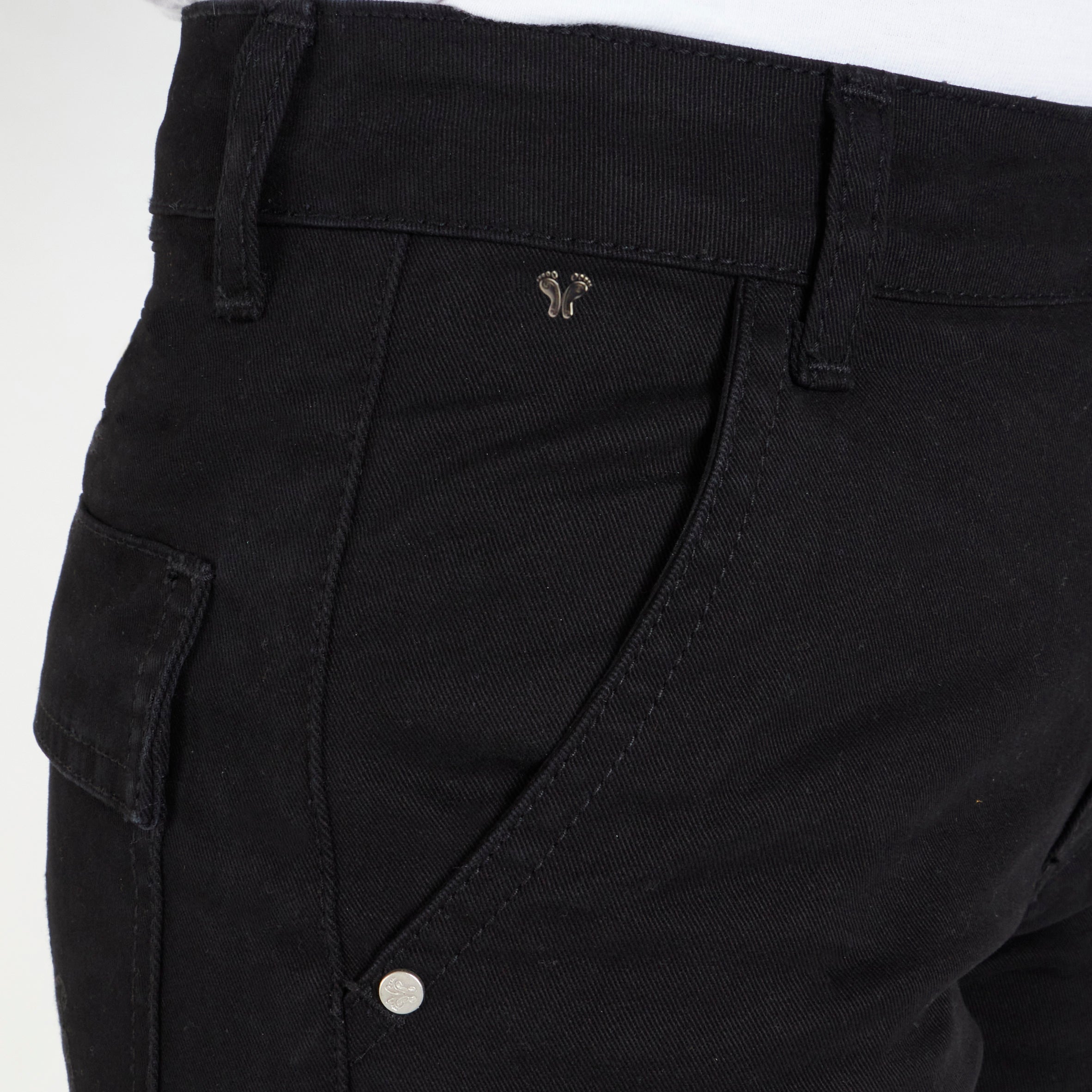 Butterfly Feet Izara 1 Jeans - Black apparel Butterfly Feet