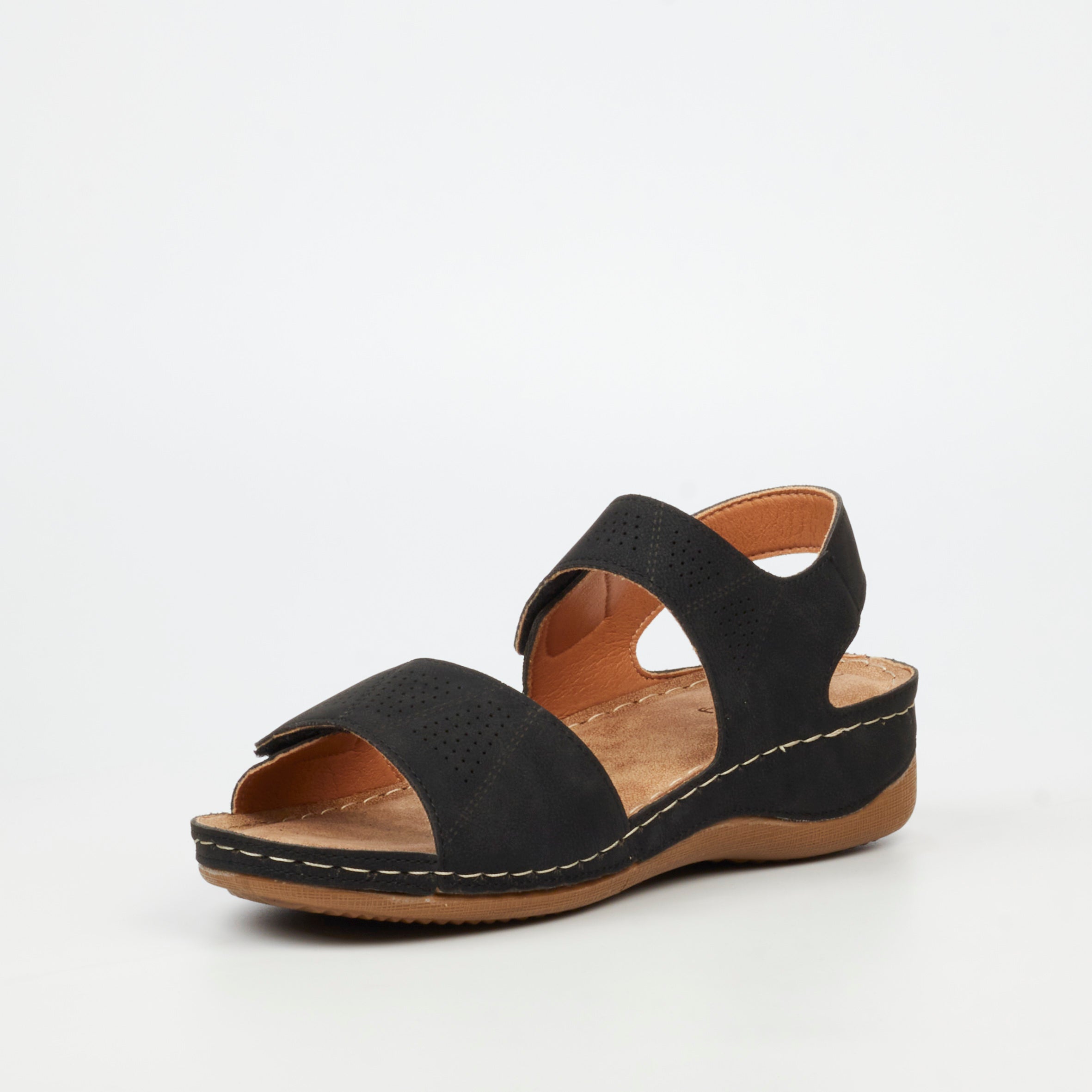Butterfly Classics Janine 1 Wedge - Black footwear Butterfly Classics