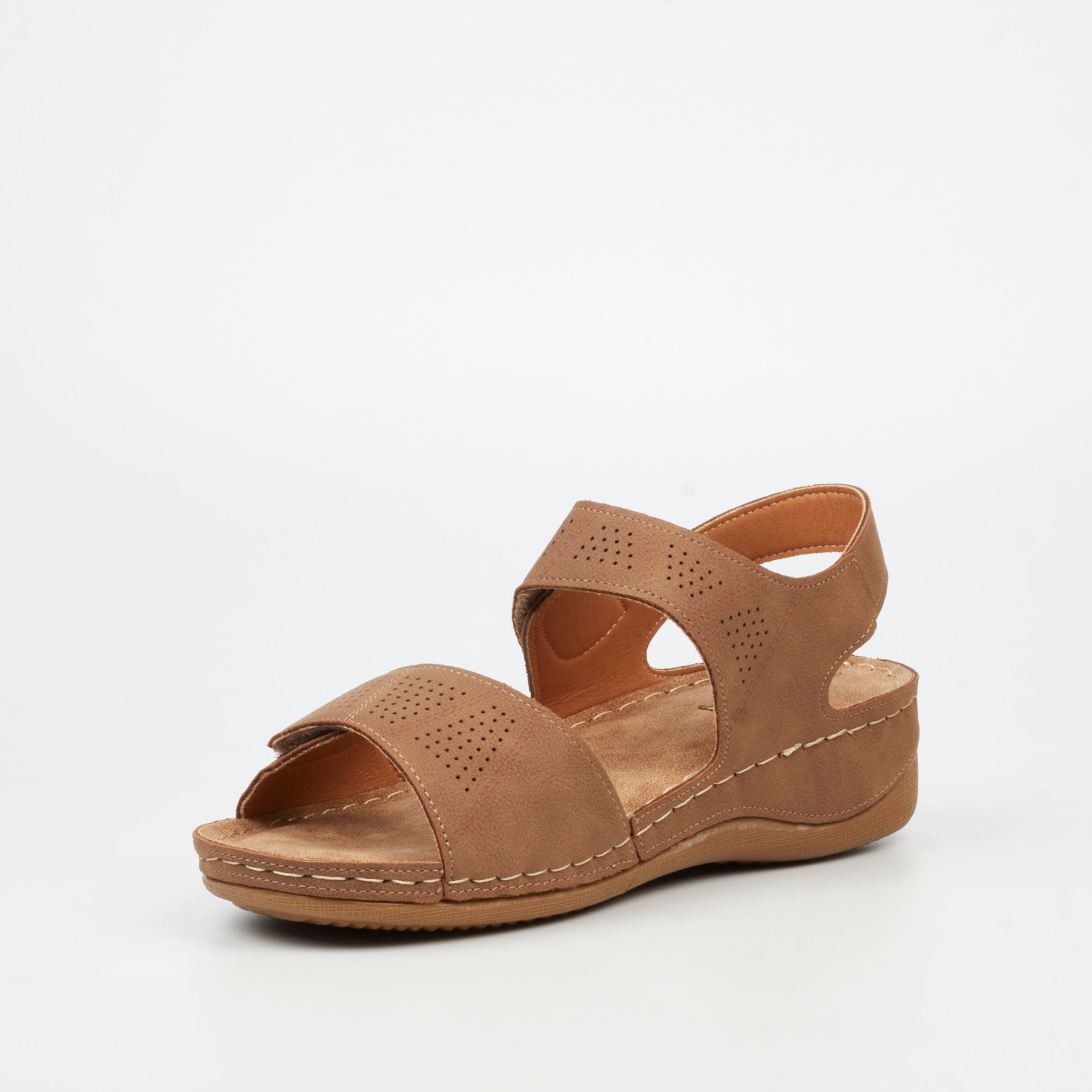 Butterfly Classics Janine 1 Wedge - Taupe footwear Butterfly Classics