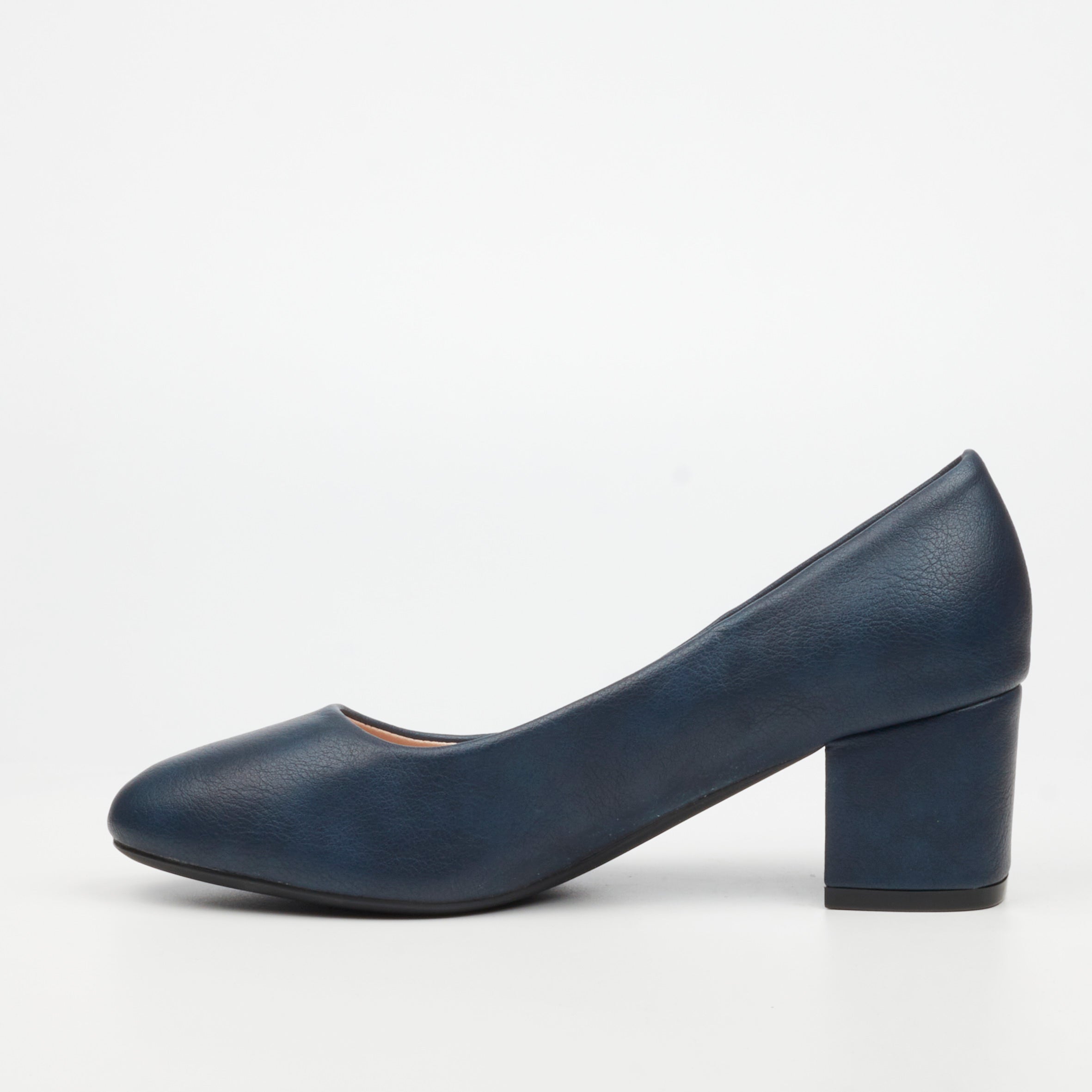 Butterfly Classics Joan 1 Faux Leather Low Courts - Navy footwear Butterfly Classics