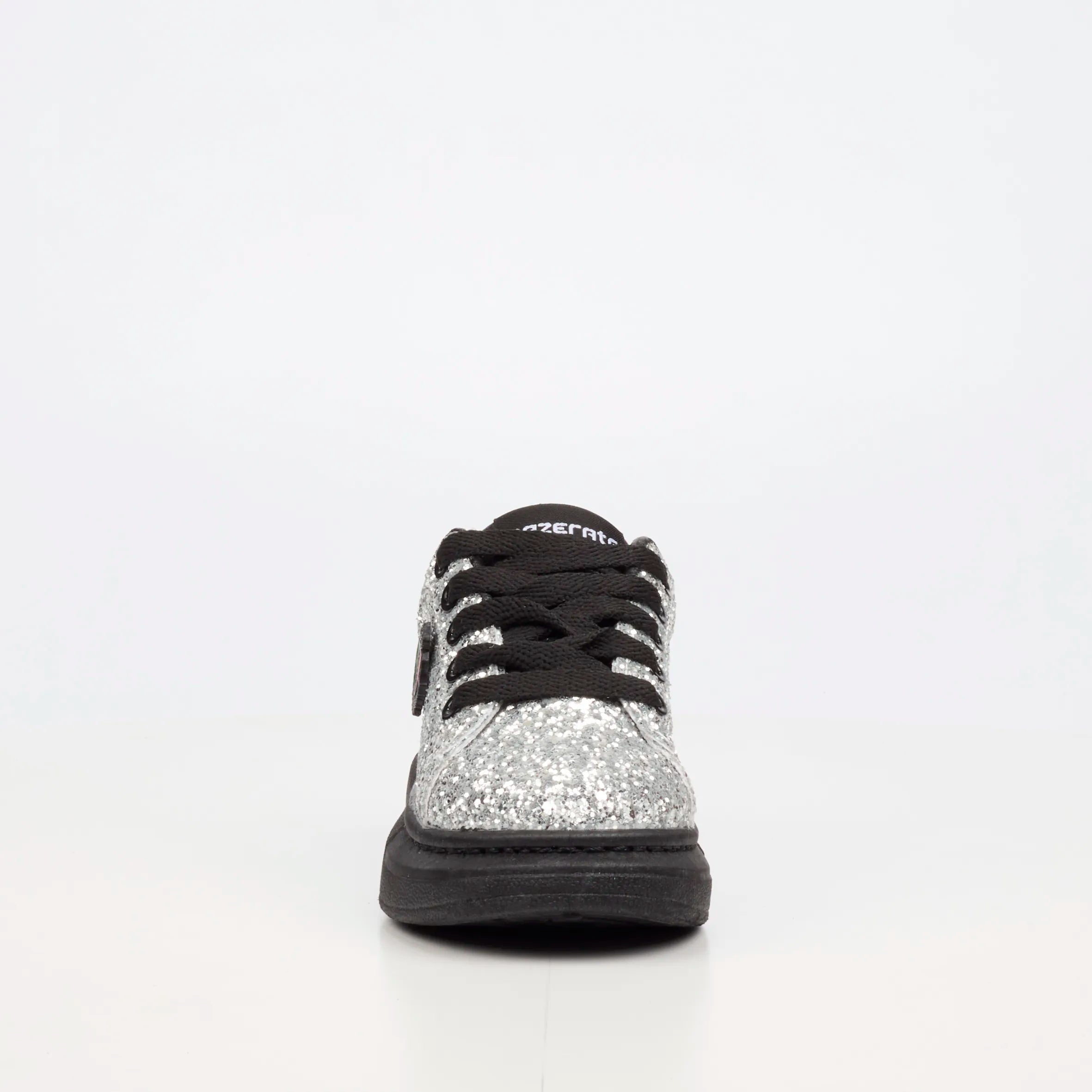 Mazerata Kelvis 2 Rhinestone Sneaker - Silver (Youth) footwear Mazerata