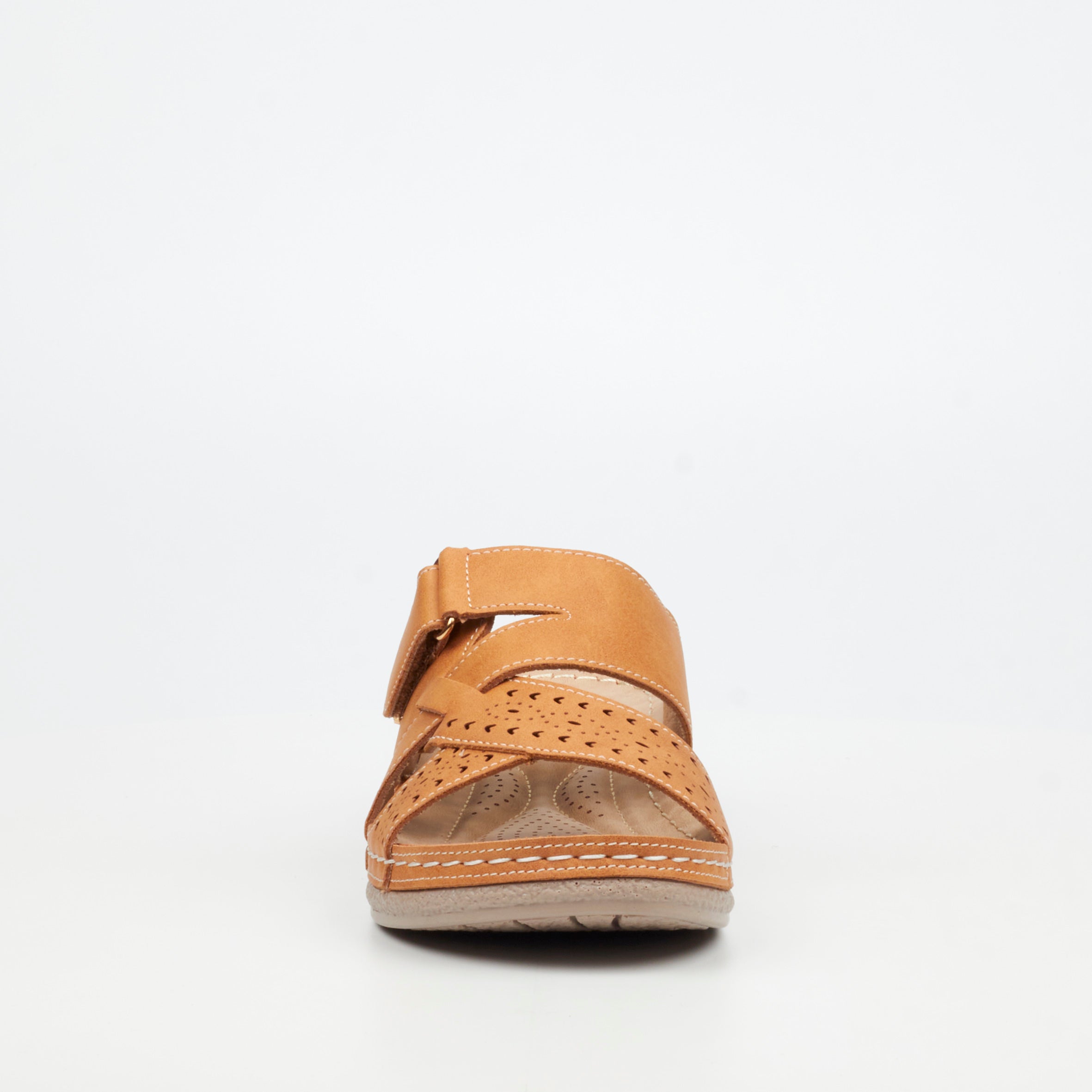 Butterfly Classics Lainey 1 Wedge - Tan footwear Butterfly Classics