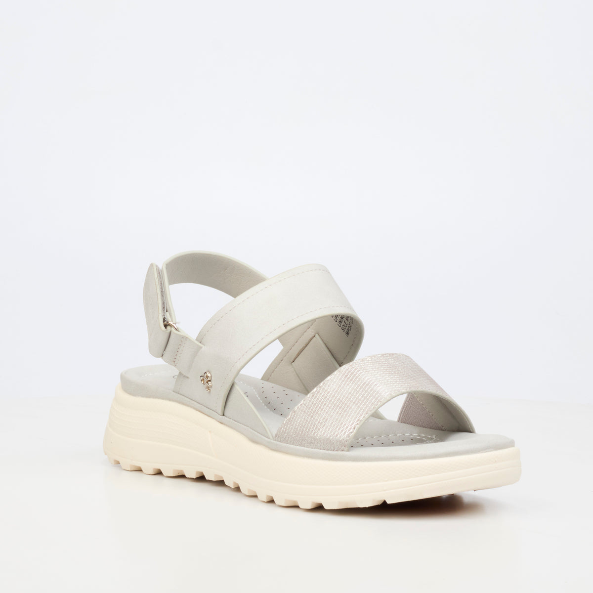 Heart & Sole Laurel 2 Flat Sandal - Grey footwear Heart & Sole