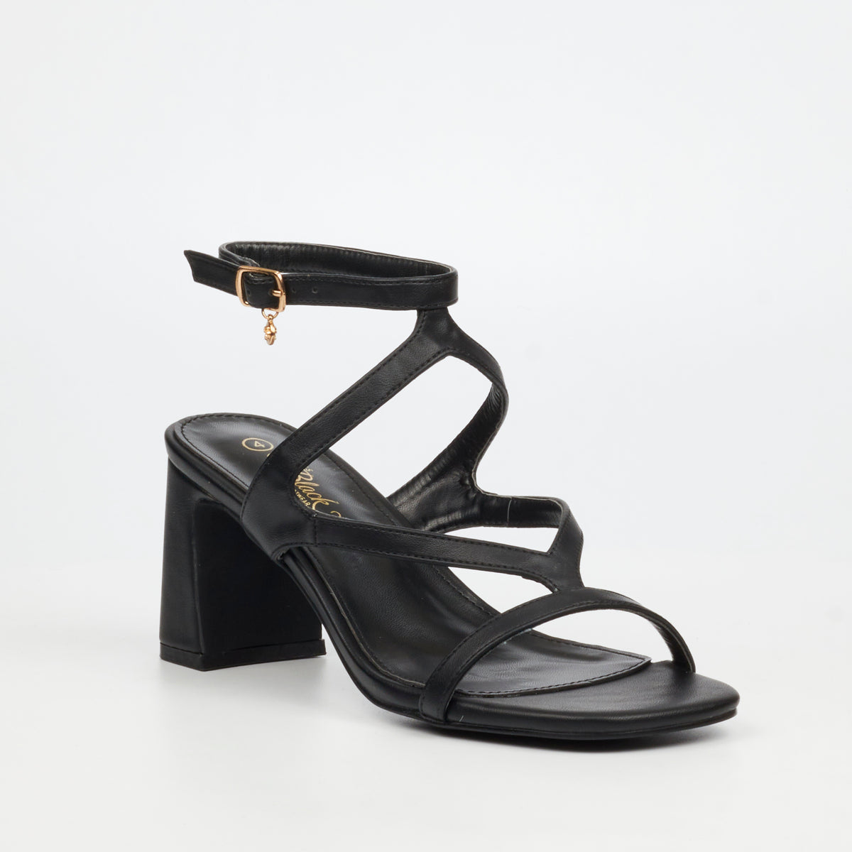 Miss Black Lenor 2 Low Block Heel - Black footwear Miss Black