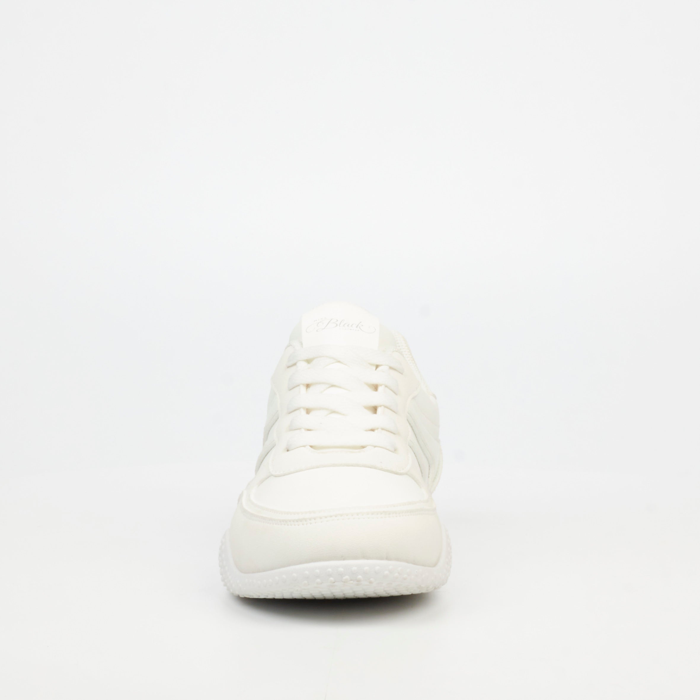 Levazzo 1 Sneakers Faux Leather / Faux Suede - White footwear Miss Black