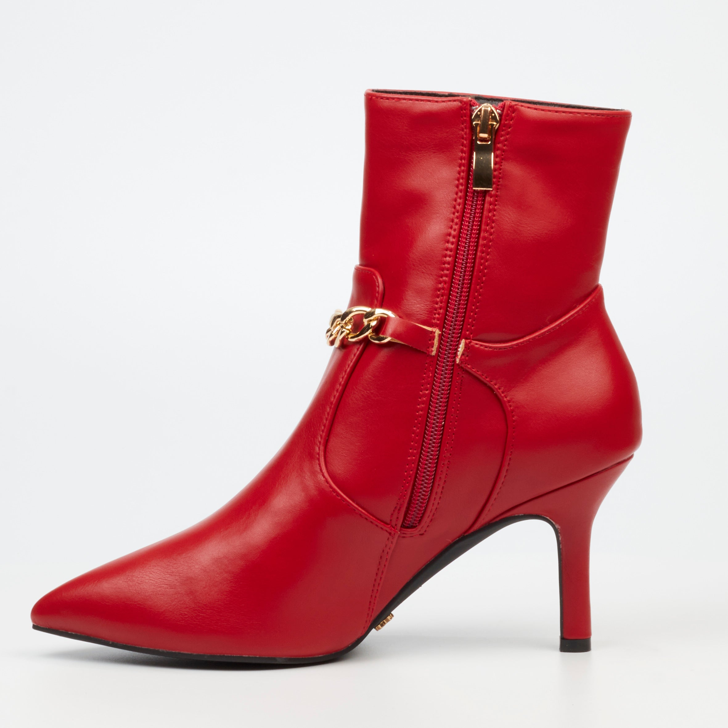 Butterfly Feet Lively 13 Ankle Boot - Red footwear Butterfly Feet