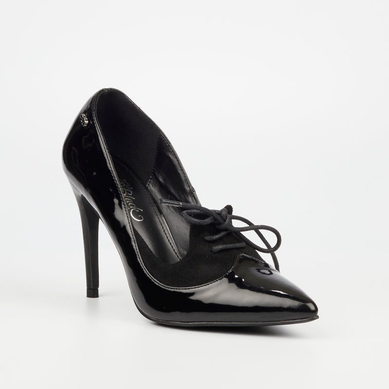 Miss Black Lola 14 Court - Black footwear Miss Black   