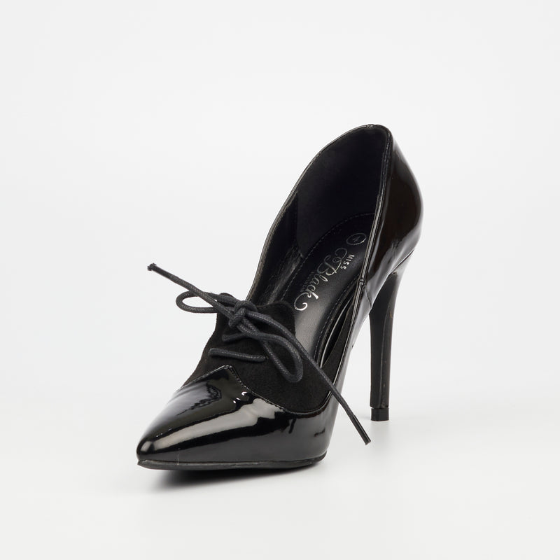 Miss Black Lola 14 Court - Black footwear Miss Black   