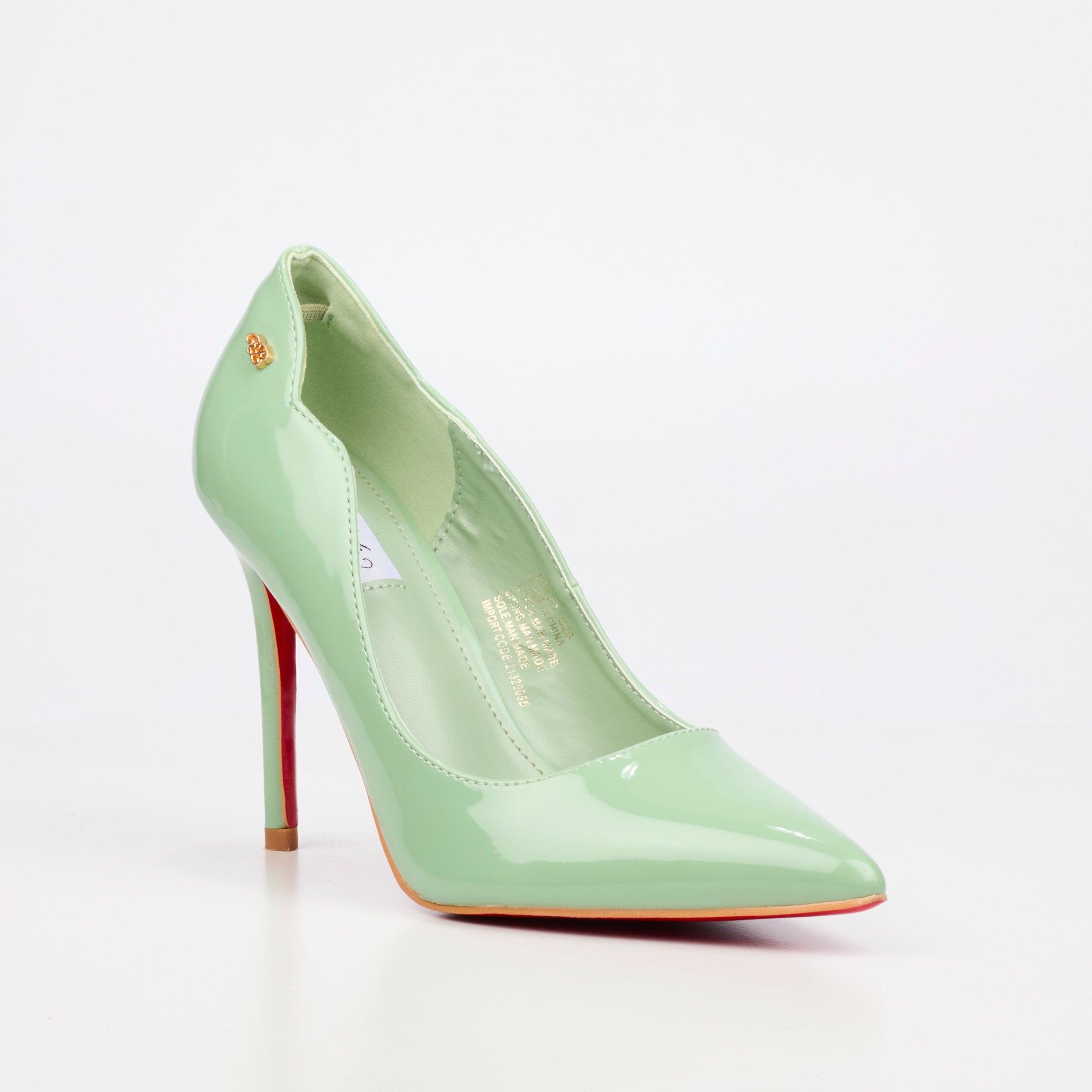 Miss Black Lola 1 Court - Green footwear Miss Black