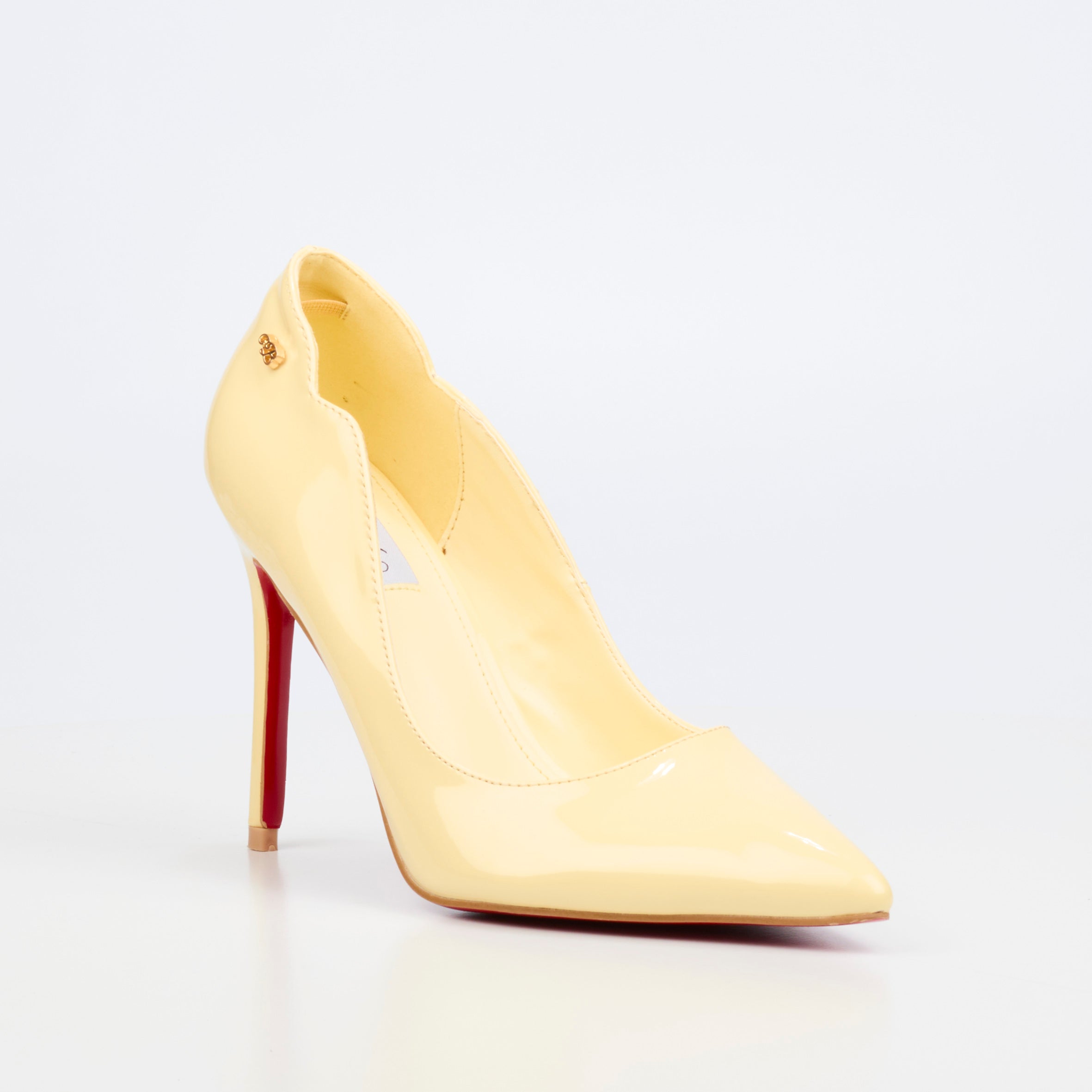 Miss Black Lola 1 Court - Yellow footwear Miss Black