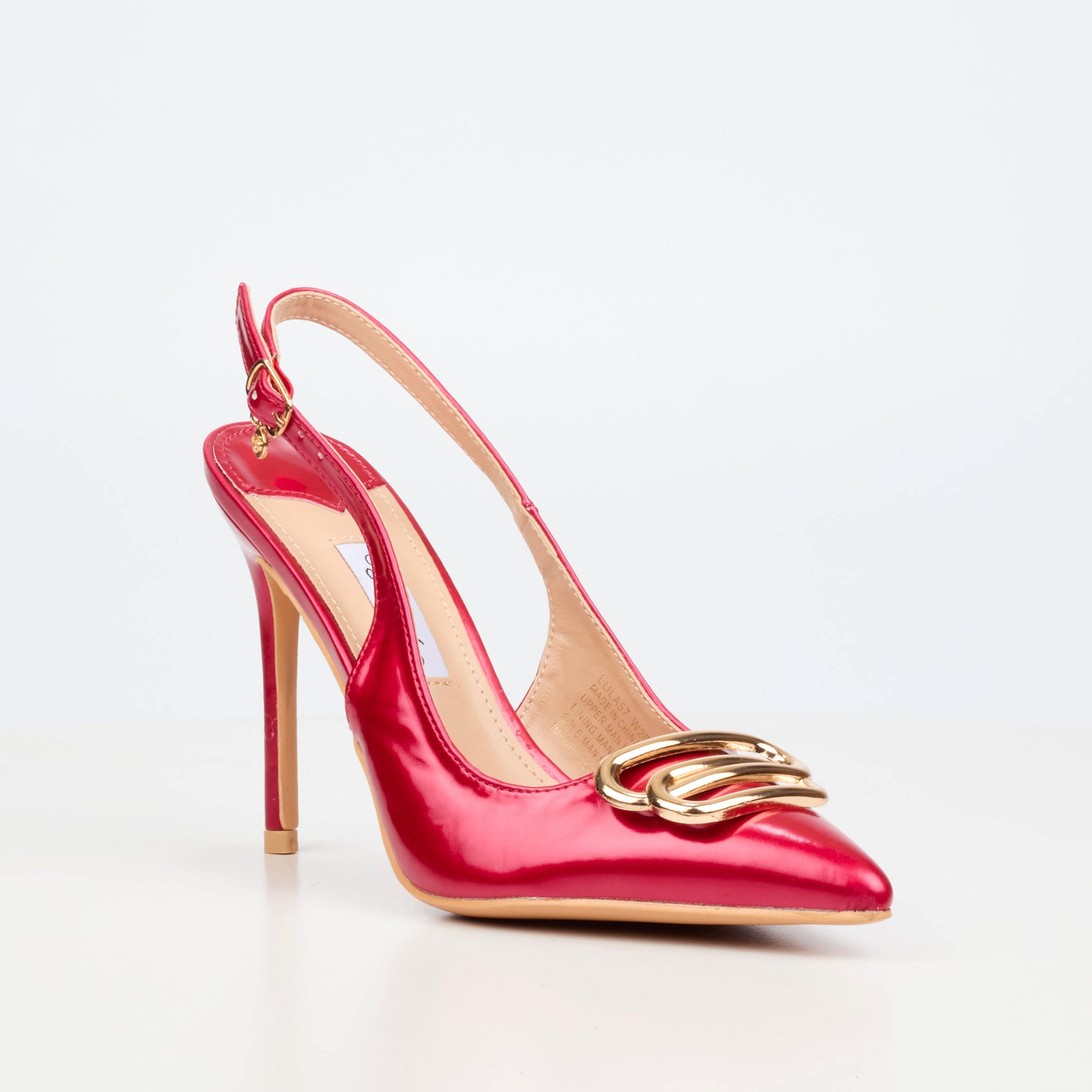 Miss Black Lola 57 Court - Metallic footwear Miss Black