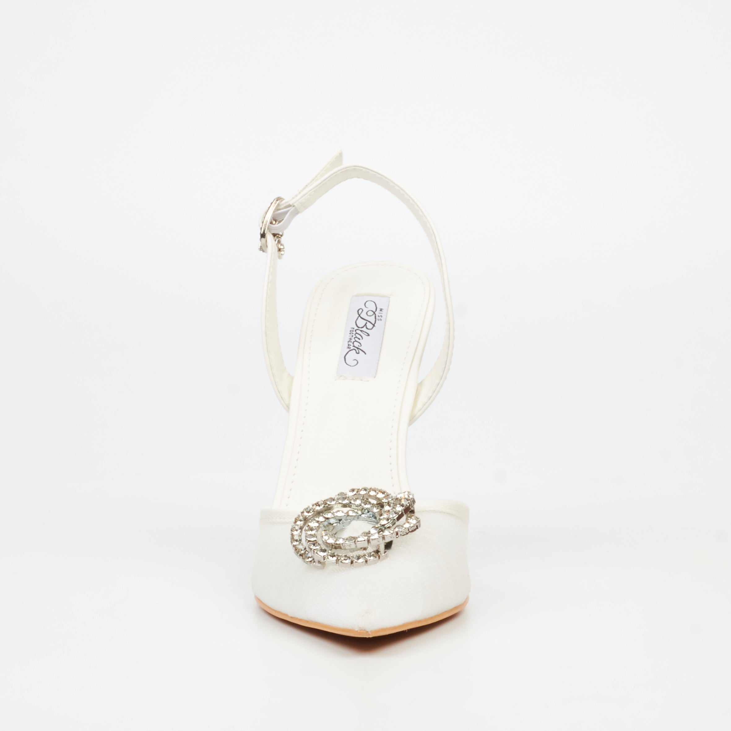 Miss Black Lola 73 Court - White footwear Miss Black