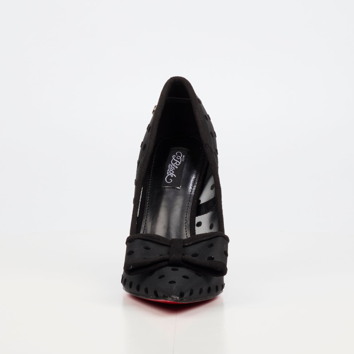 Miss Black Lola 75 Court - Black footwear Miss Black
