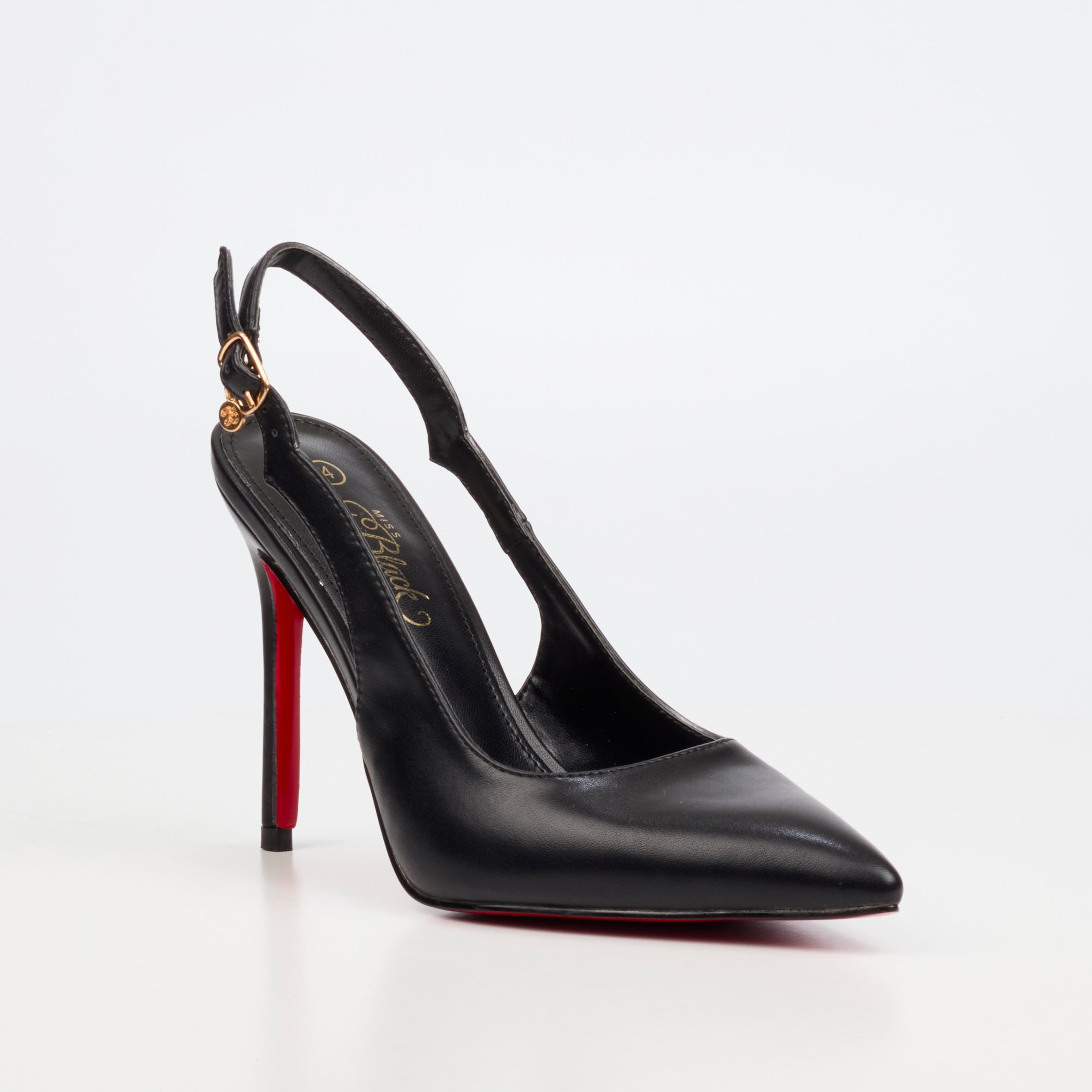 Miss Black Lola 85 Court - Black footwear Miss Black