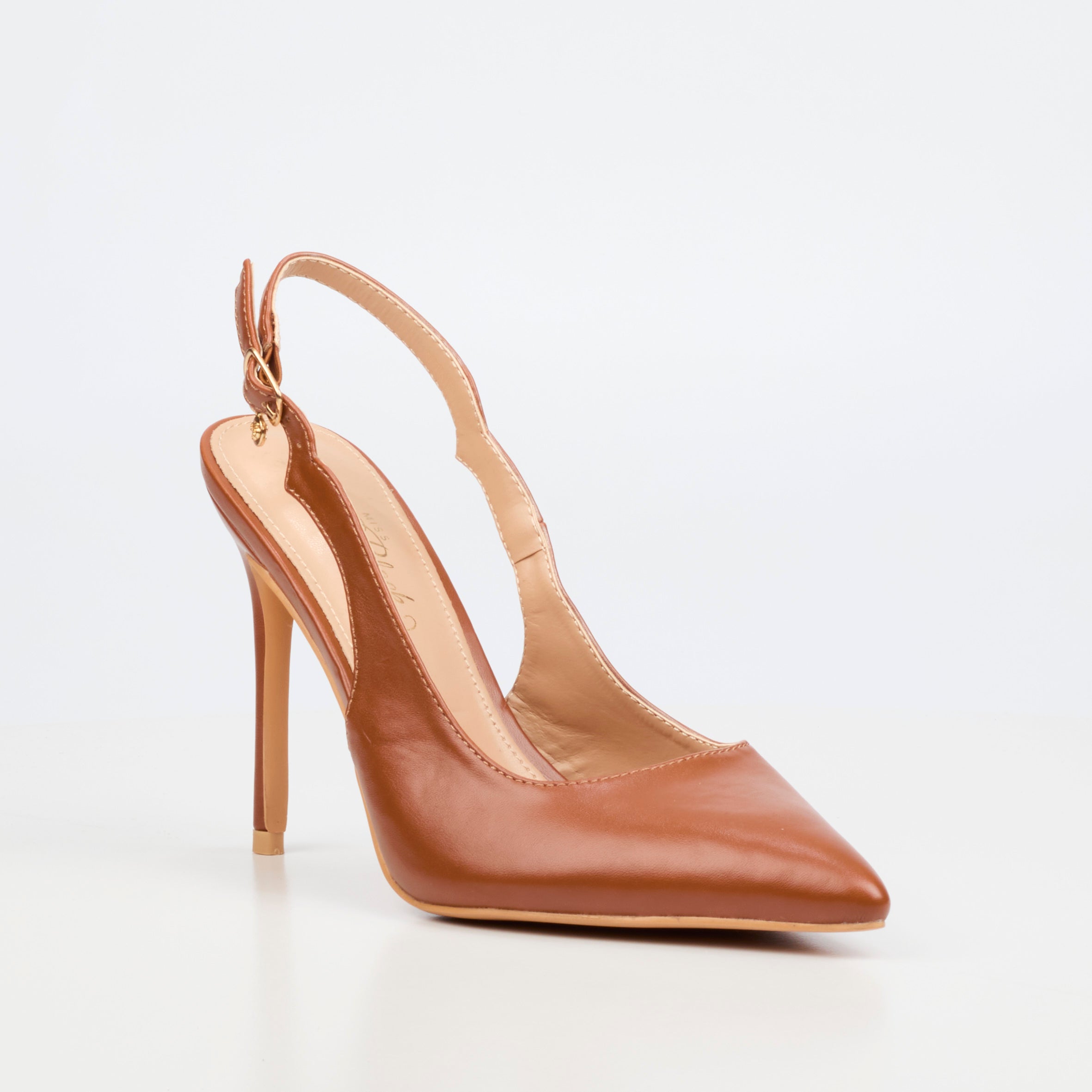Miss Black Lola 85 Court - Tan footwear Miss Black