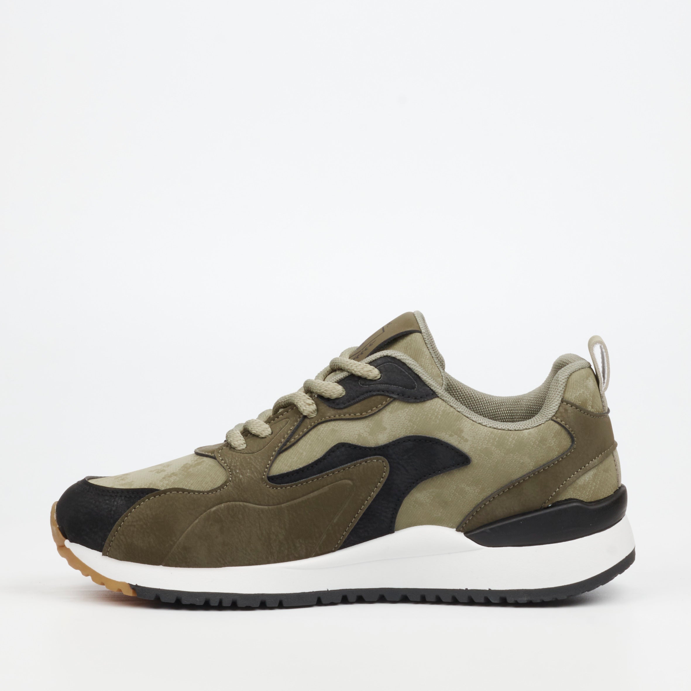Urbanart Loop 2 Faux Nubuck Sneaker - Olive footwear UBRT