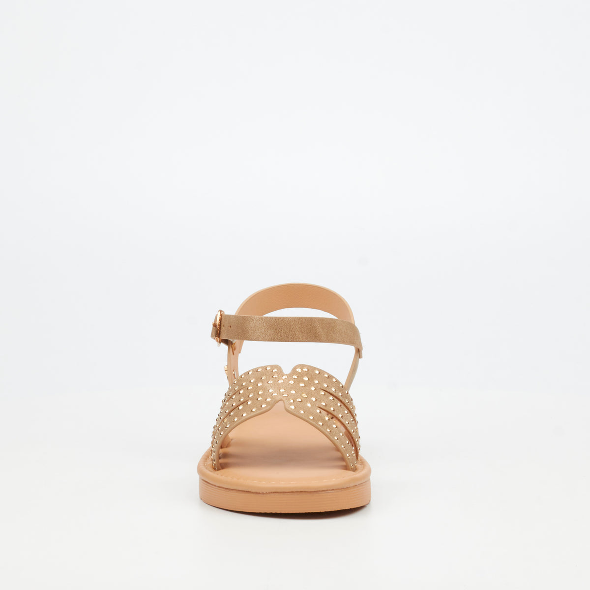 Flutterby Luna 3 Wedge - Taupe (Youth) footwear Flutterby