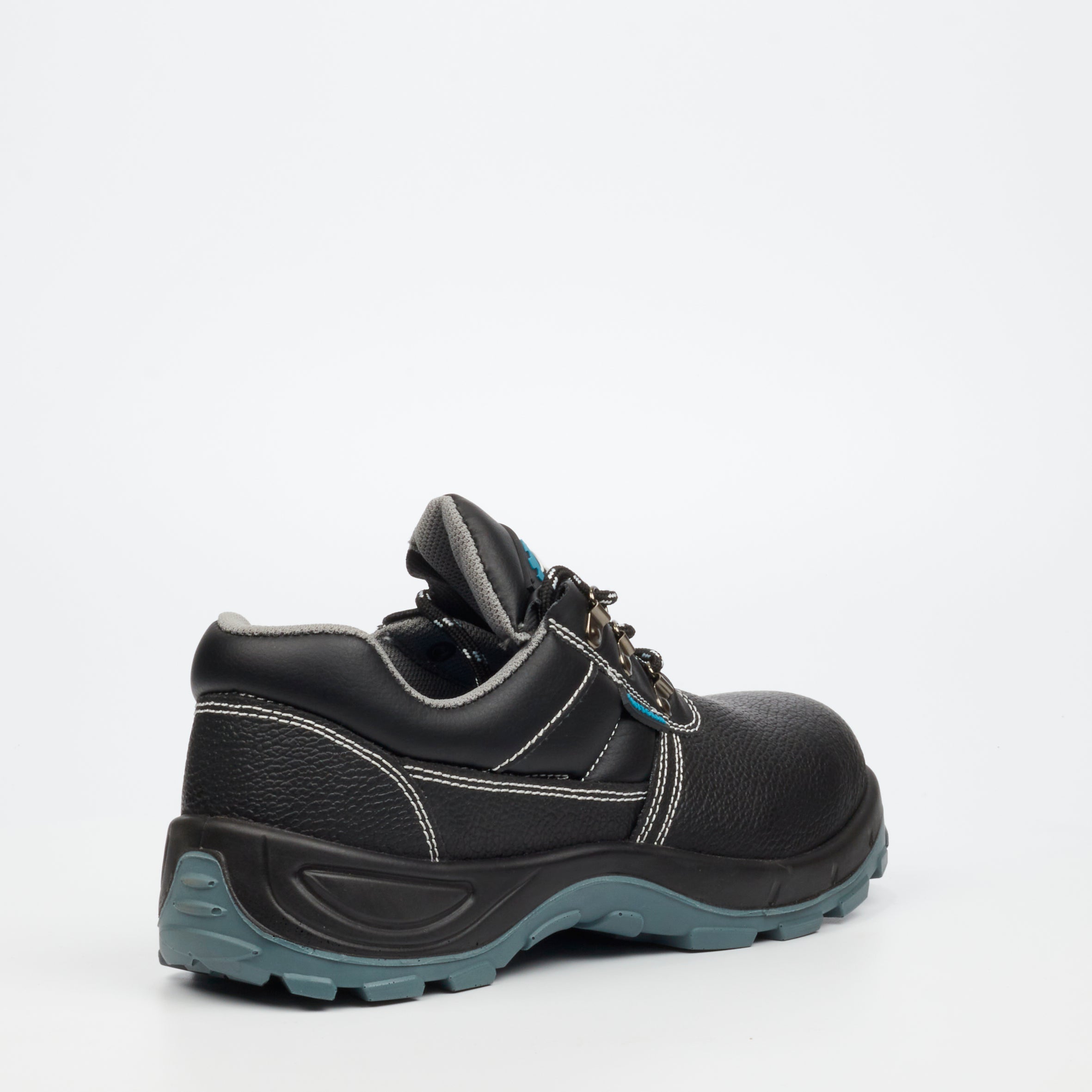Grittgear Magnesite S1 Genuine Leather Safety Shoe - Black safety Grittgear