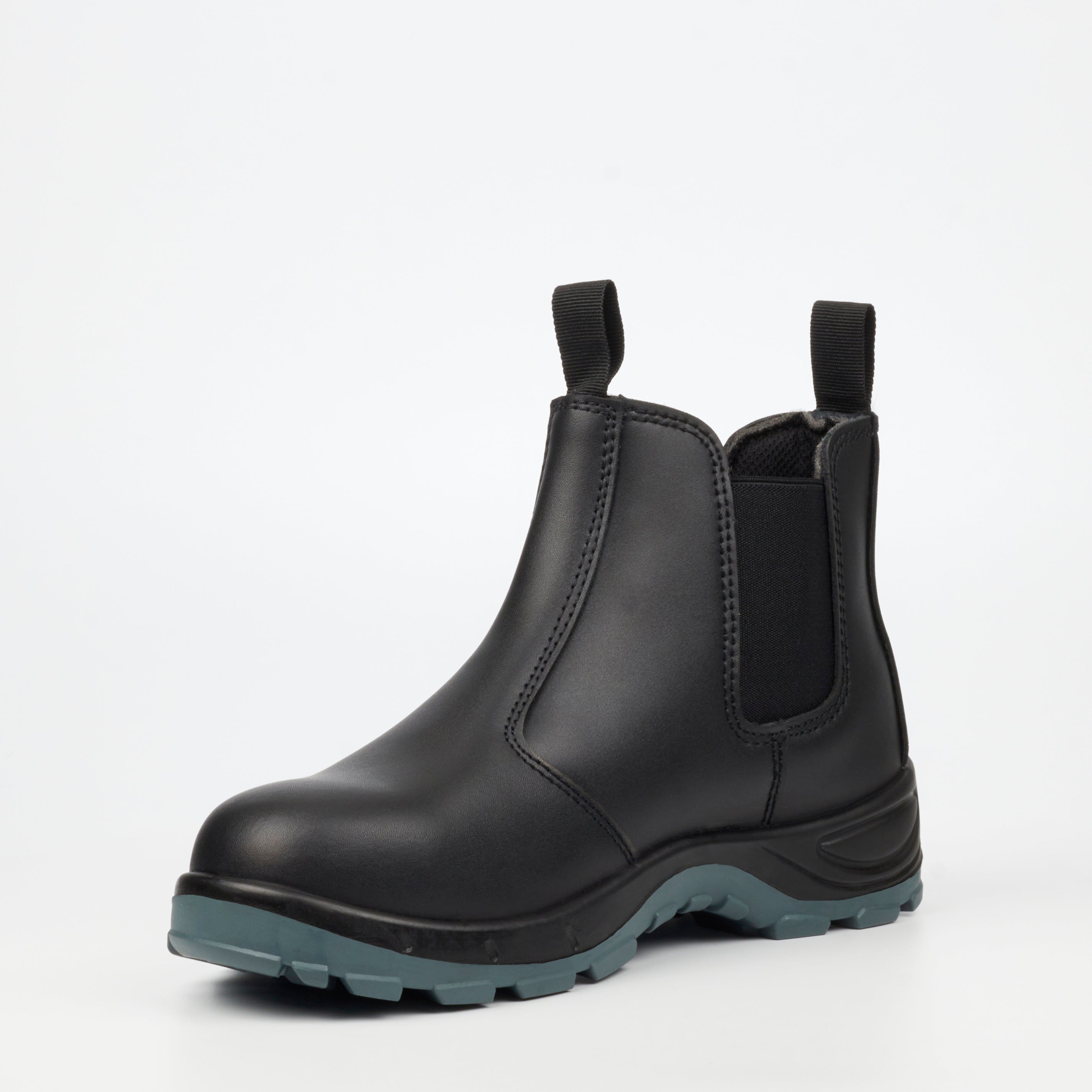 Grittgear Mangano S1 Leather Safety Boot - Black safety Grittgear