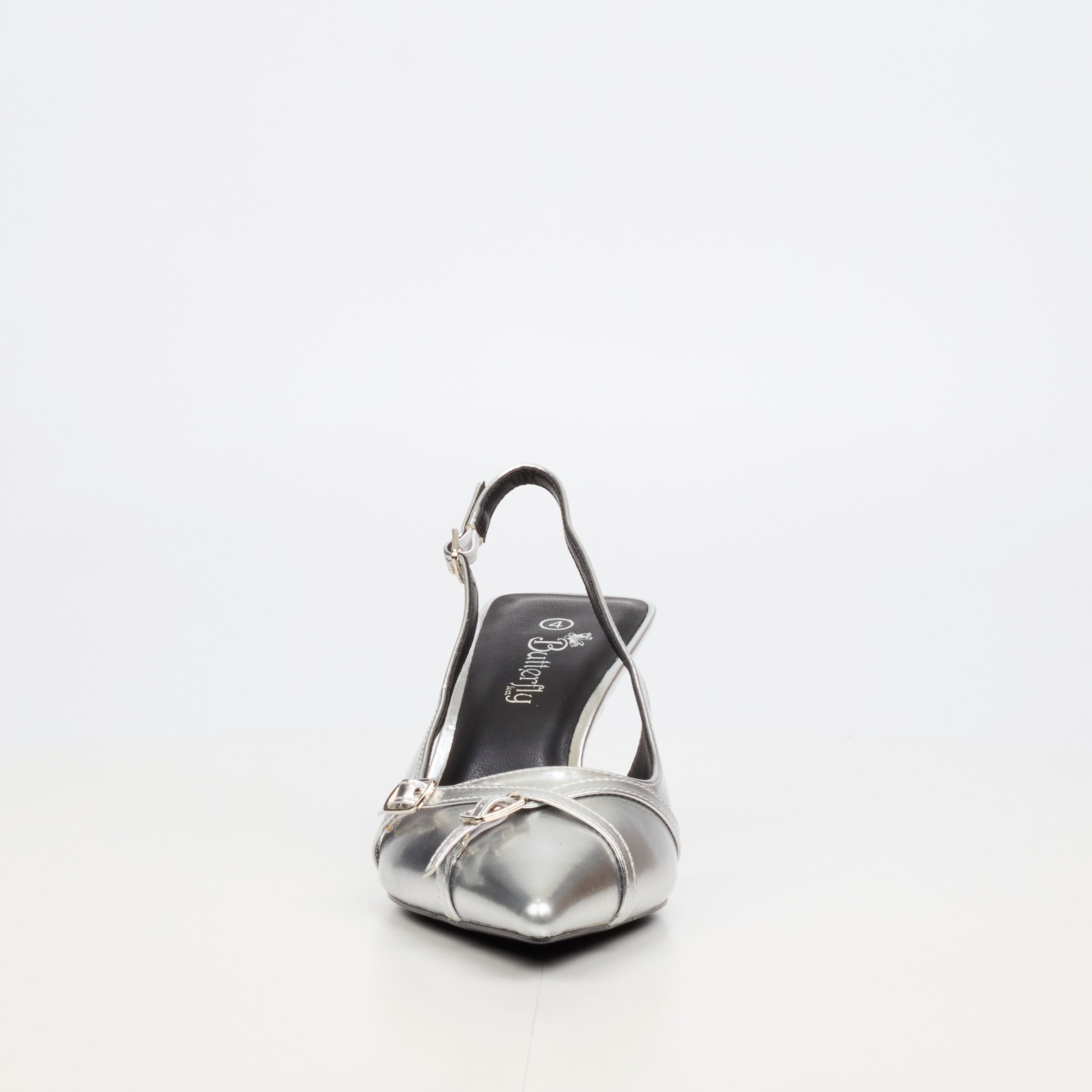 Butterfly Feet Maven 1 Heel - Silver footwear Butterfly Feet