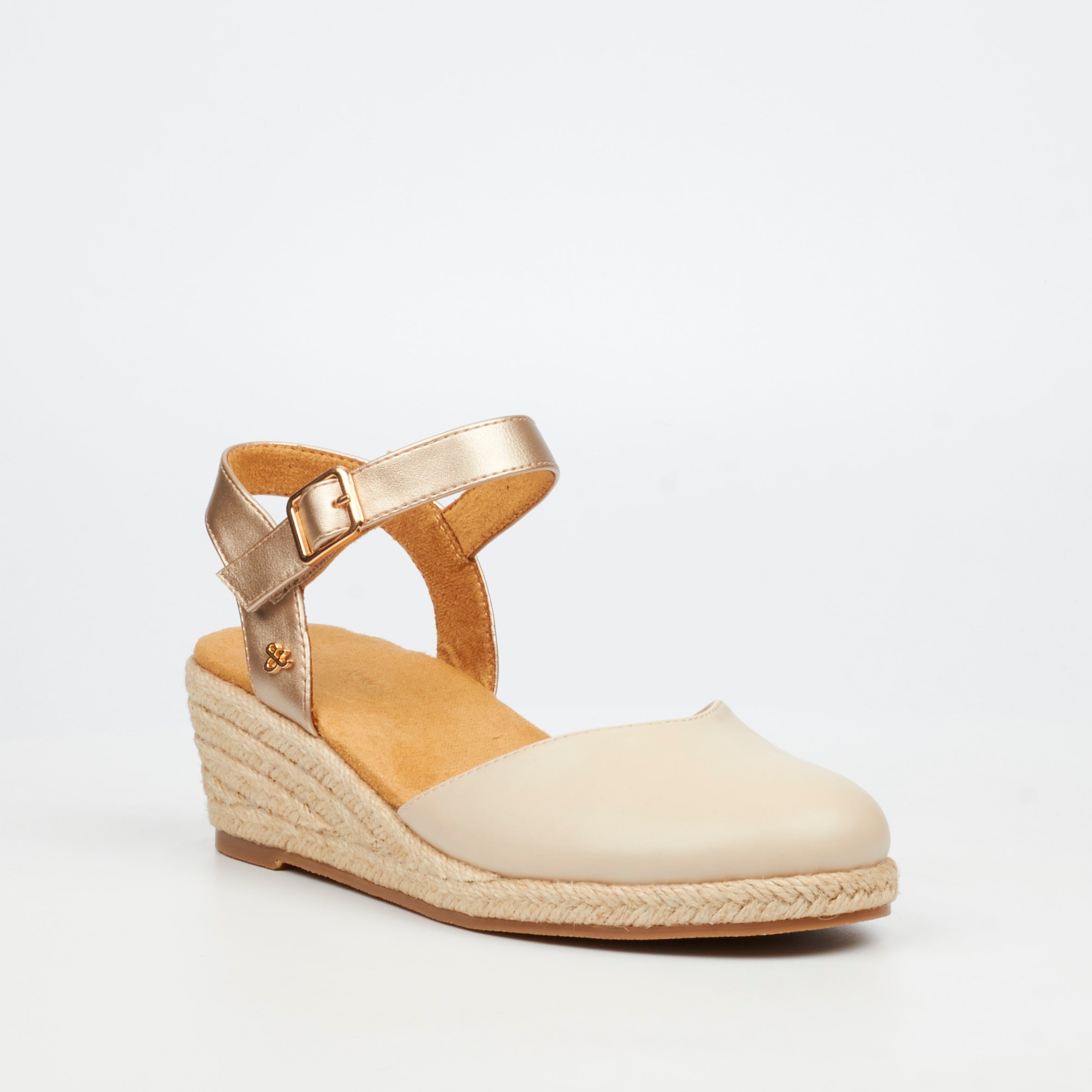 Heart & Sole Meraldi 1 Wedge - Natural footwear Heart & Sole