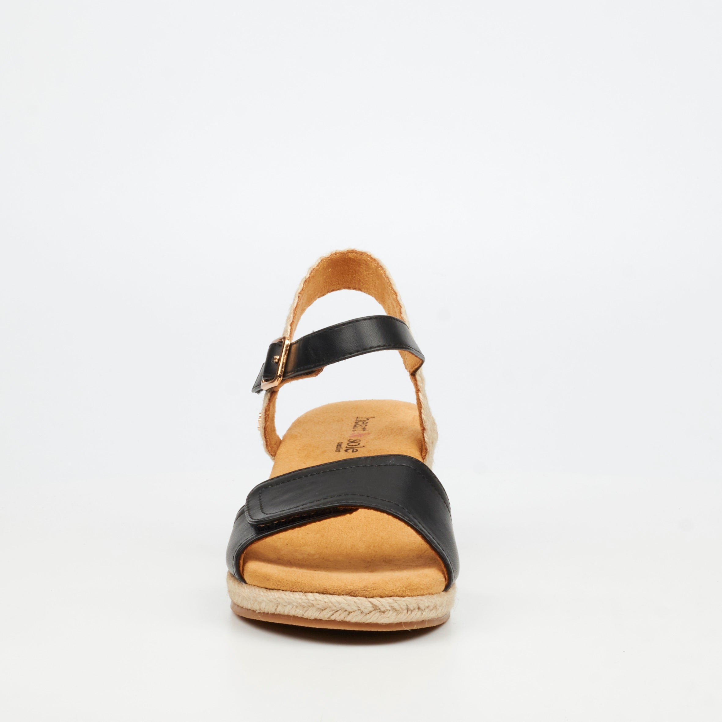 Heart & Sole Meraldi 2 Wedge - Black footwear Heart & Sole