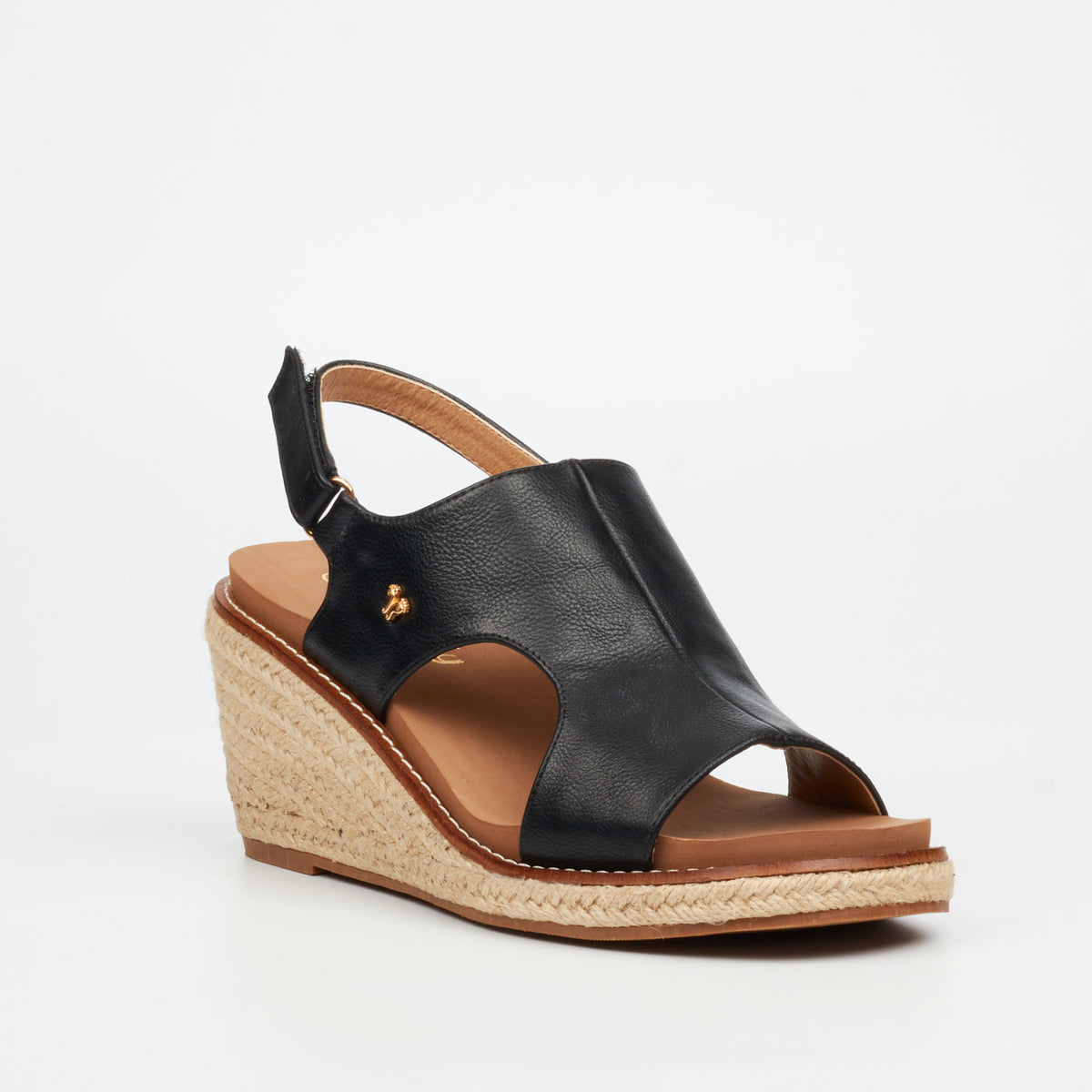 Butterfly Feet Mila 2 High Wedges - Black footwear Butterfly Feet