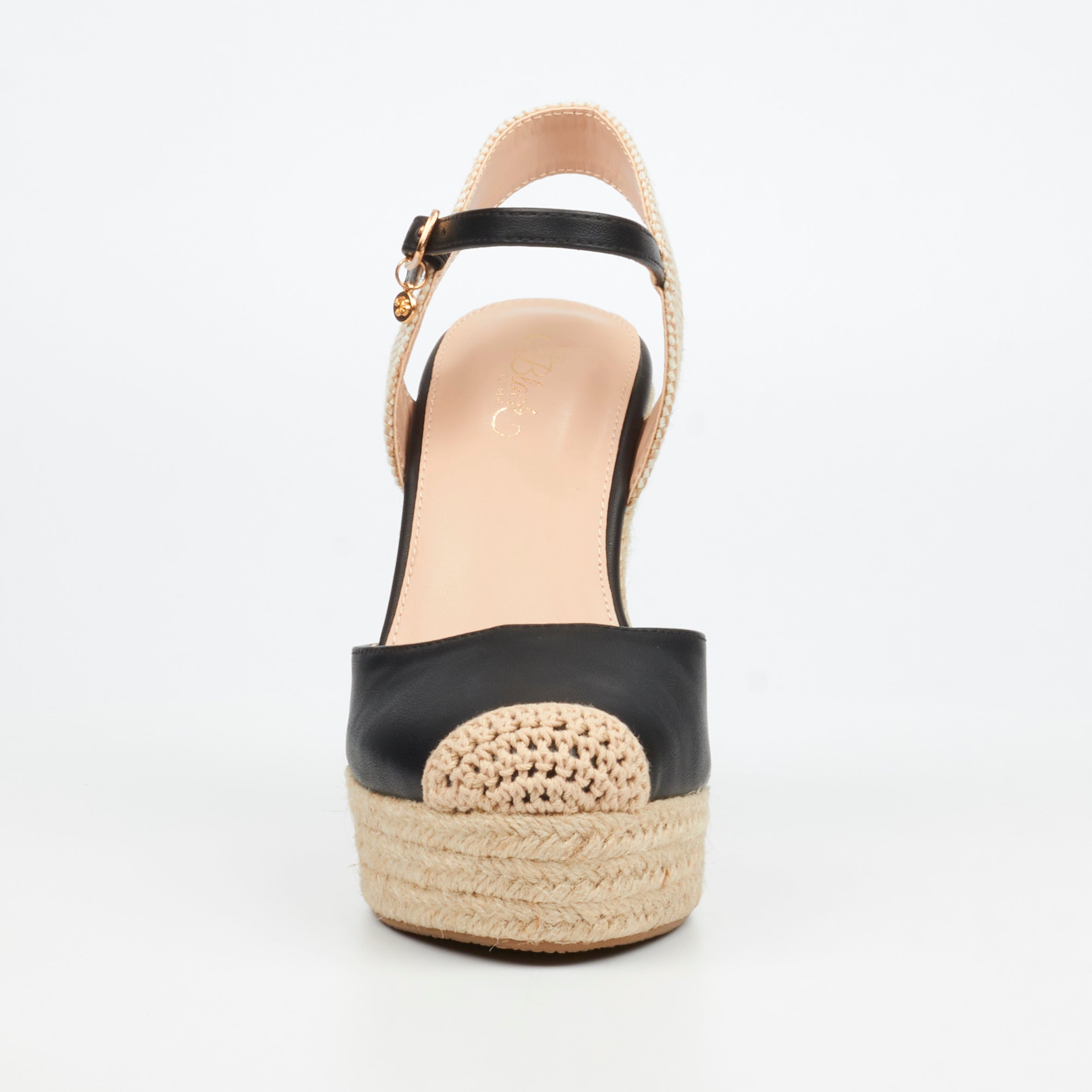 Miss Black Moniker 9 Wedge - Black footwear Miss Black