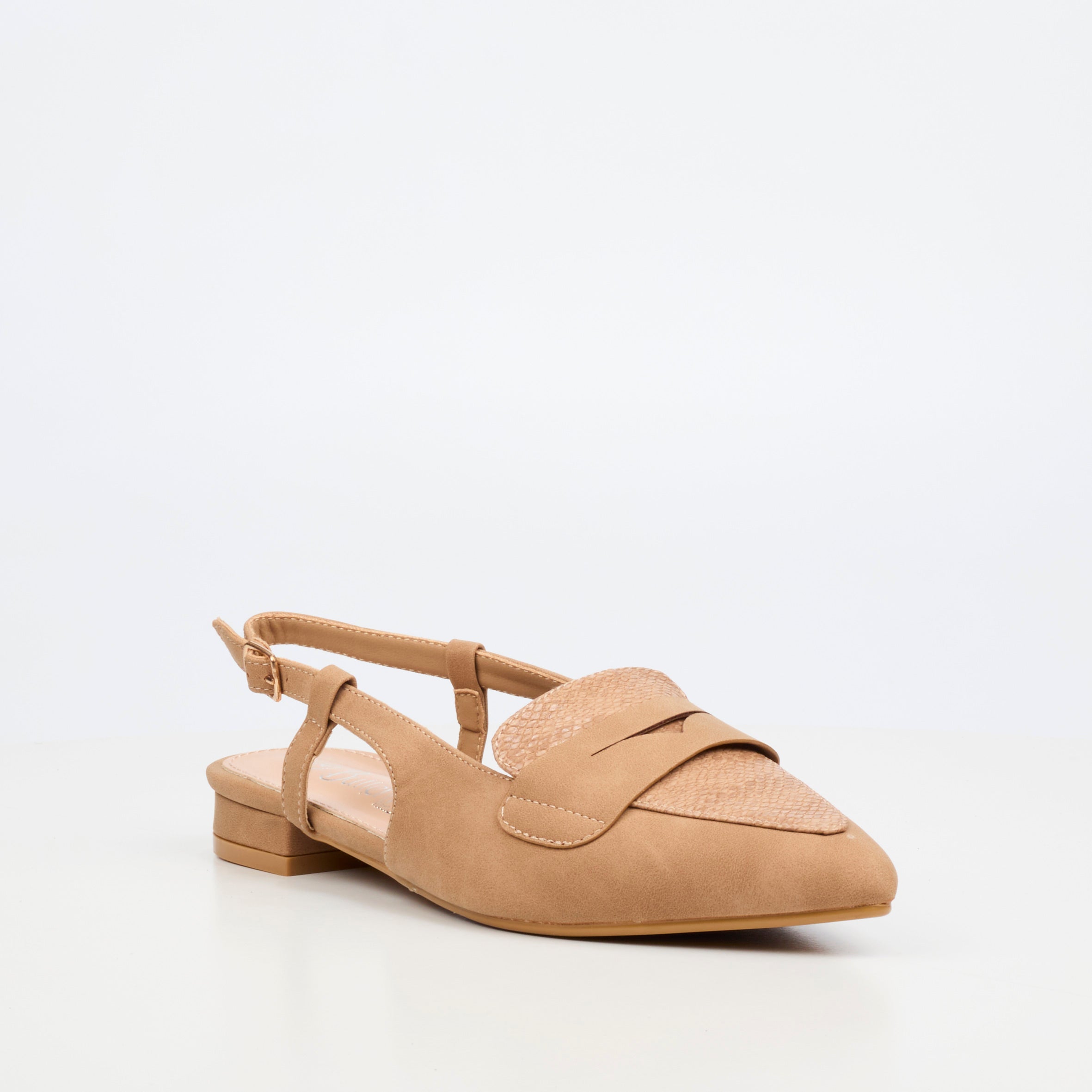 Butterfly Feet Monte 1 Heel - Taupe footwear Butterfly Feet
