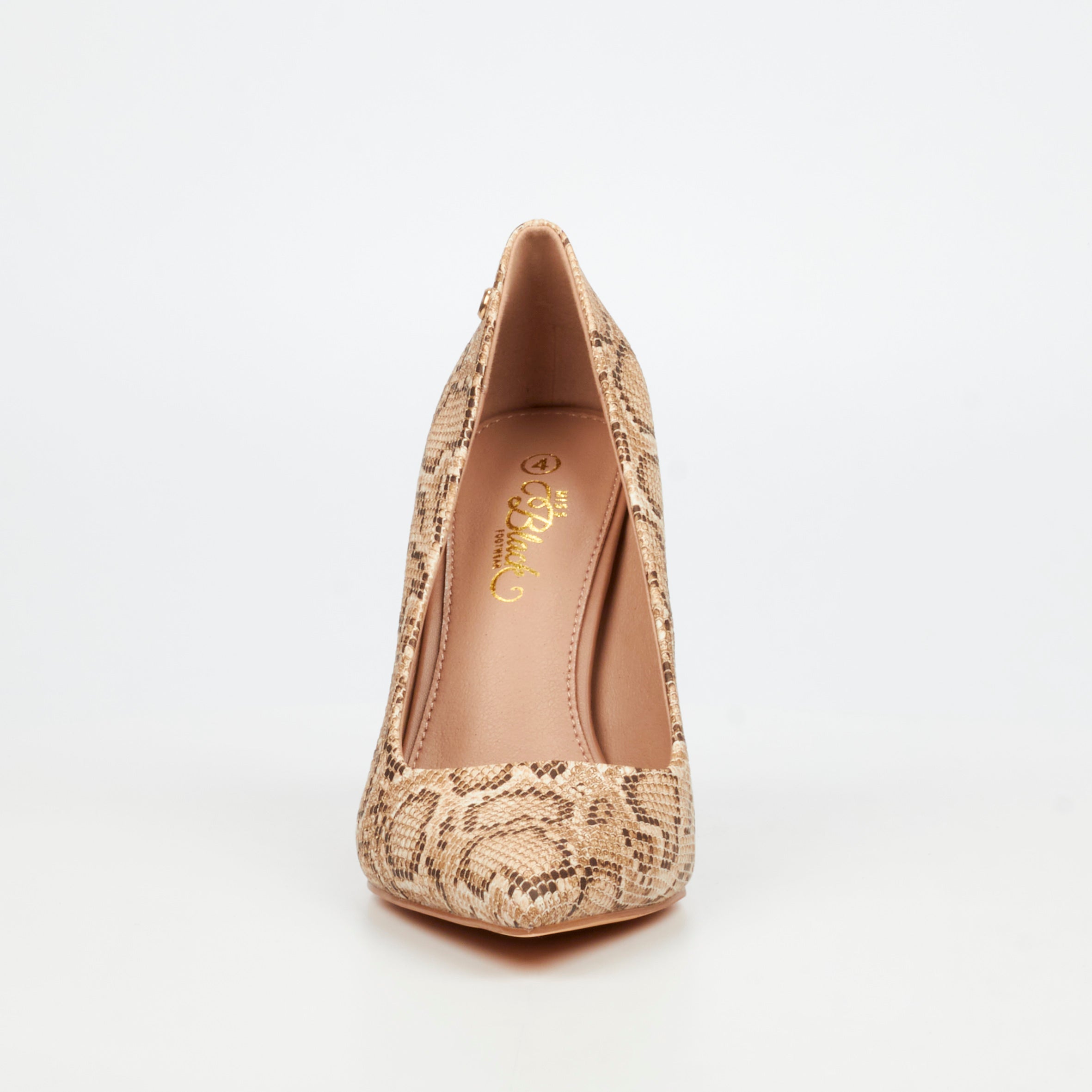 Miss Black Nala 2 Court - Snake footwear Miss Black